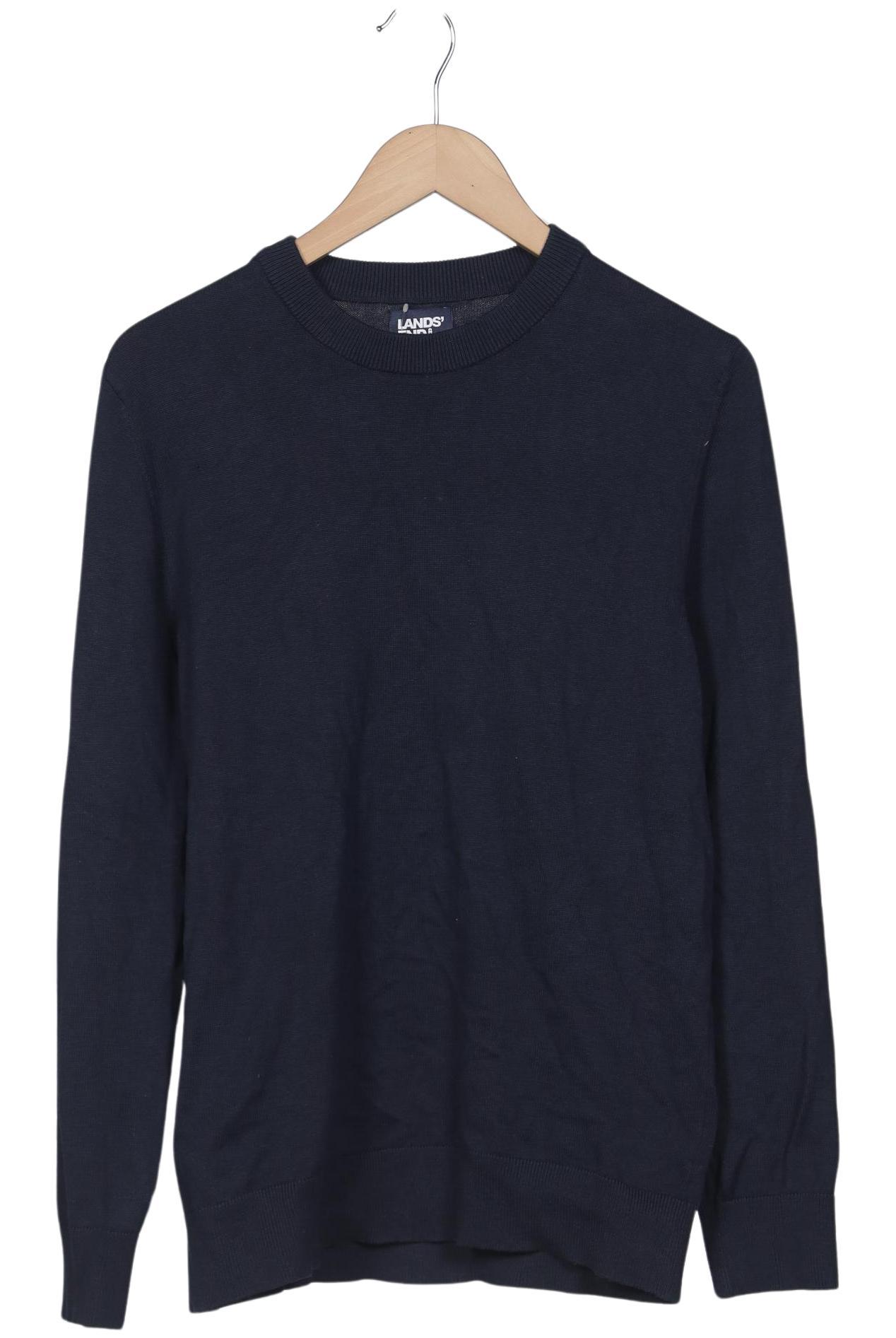 

Lands End Herren Pullover, marineblau, Gr. 48