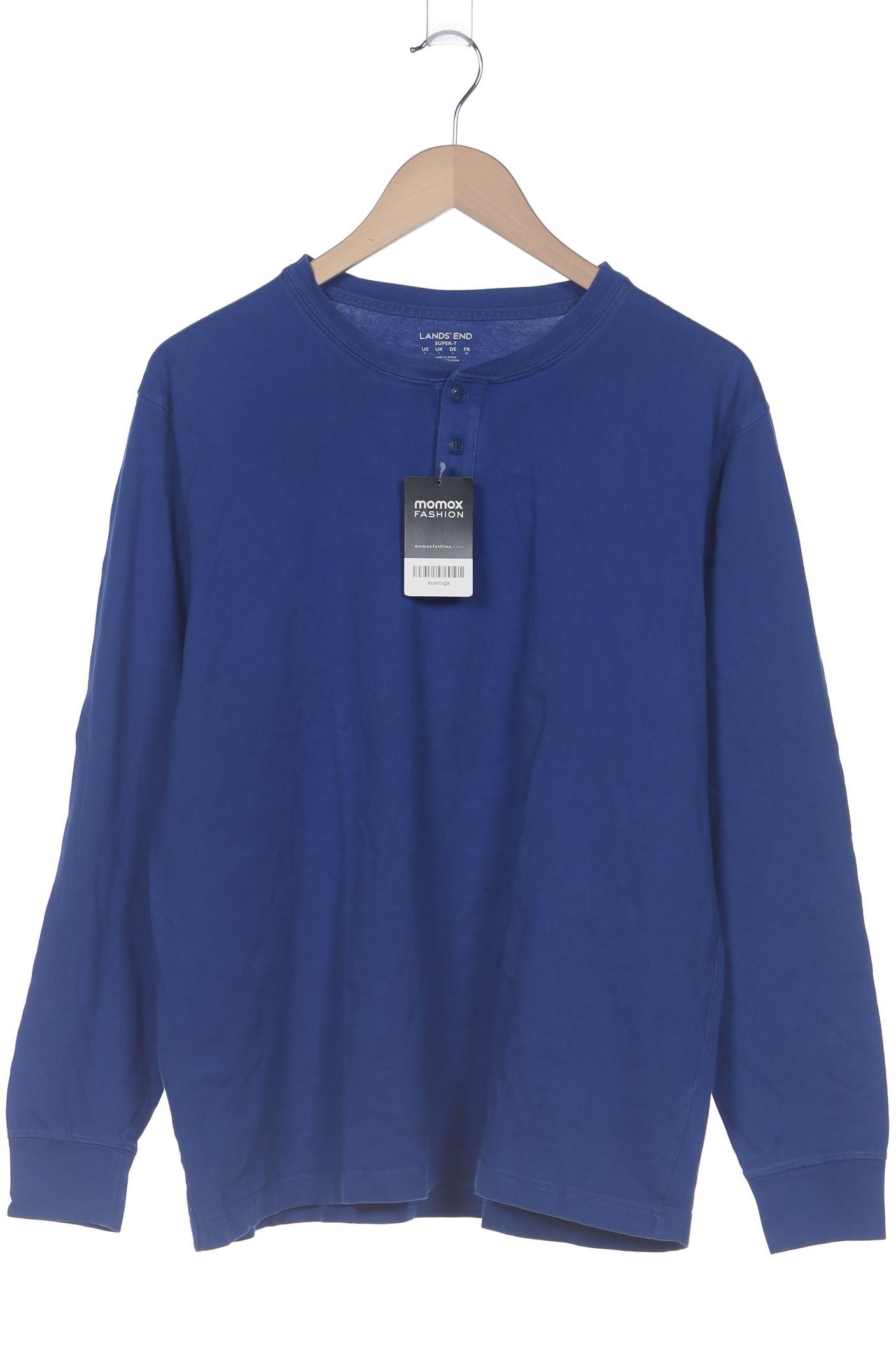 

Lands End Herren T-Shirt, blau, Gr. 52