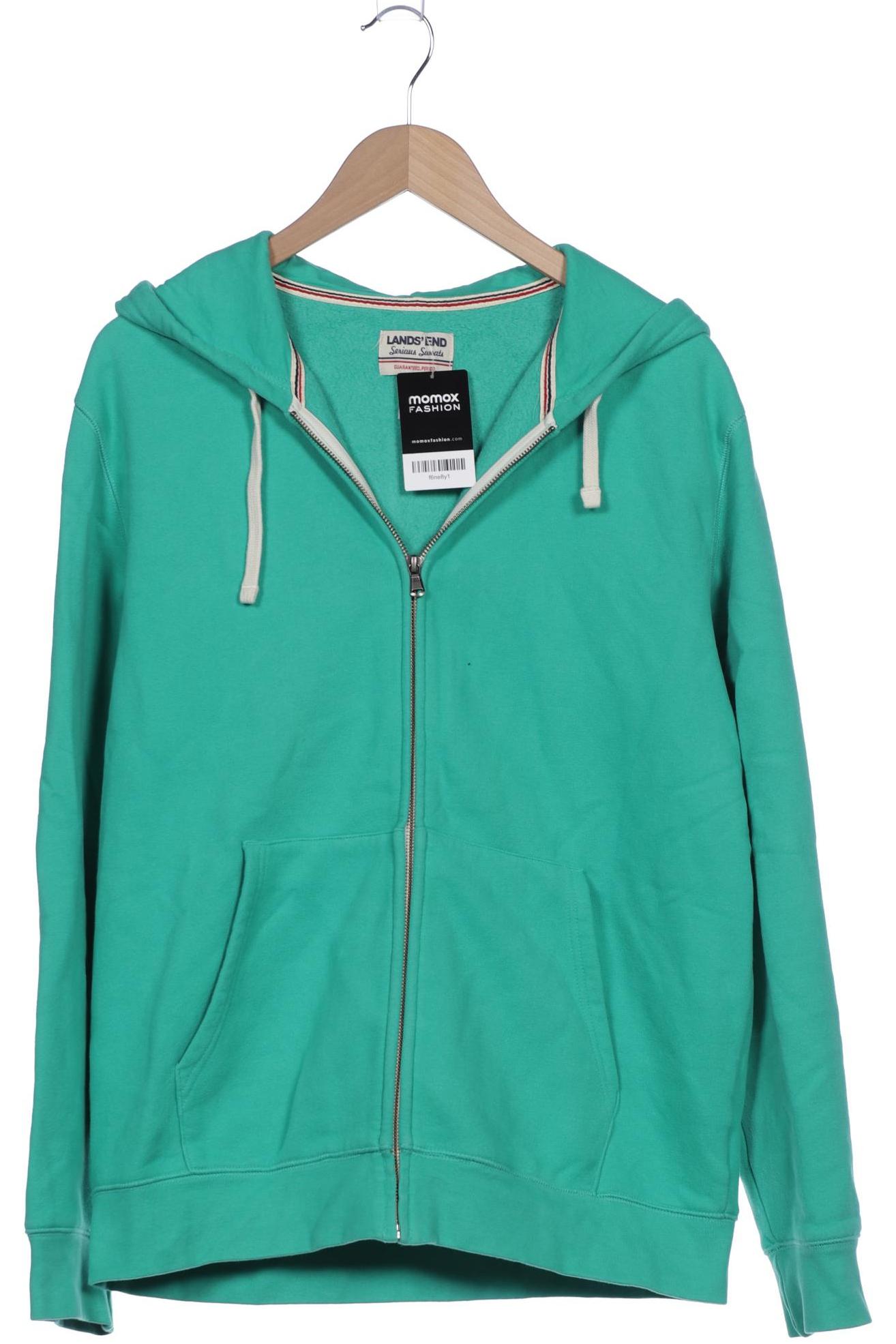 

Lands End Herren Kapuzenpullover, grün, Gr. 52