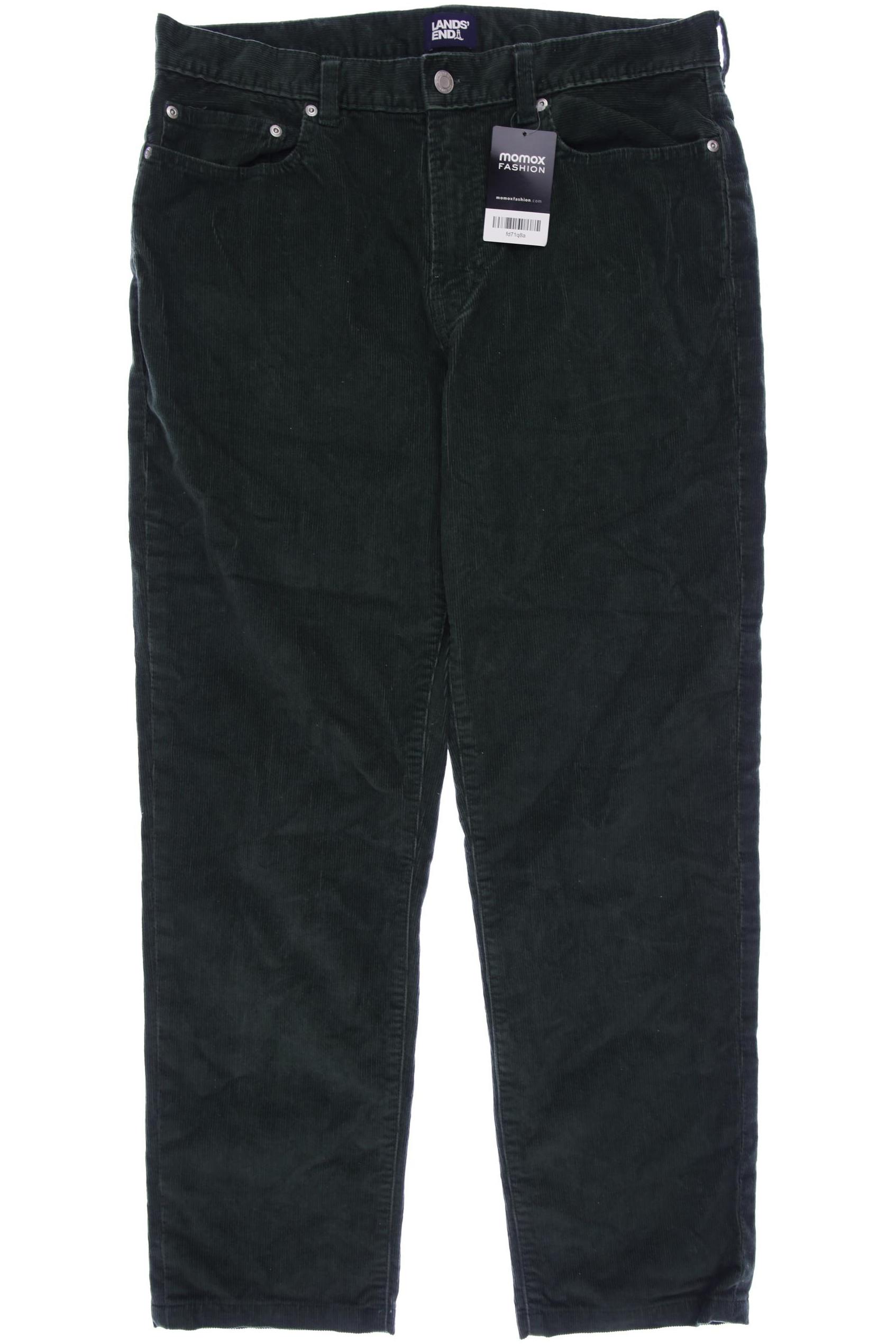 

Lands End Herren Stoffhose, grün, Gr. 48