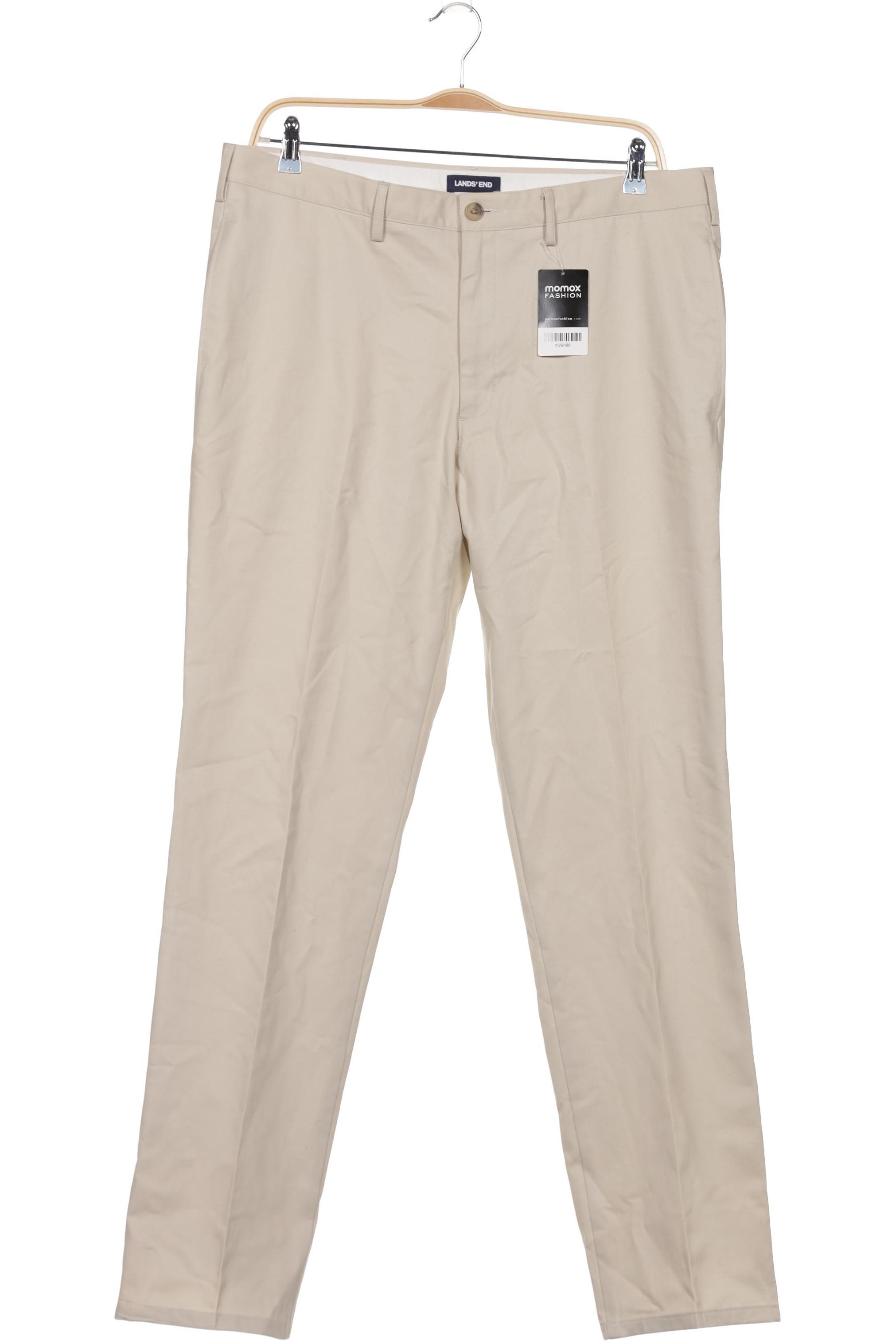 

Lands End Herren Stoffhose, beige, Gr. 54