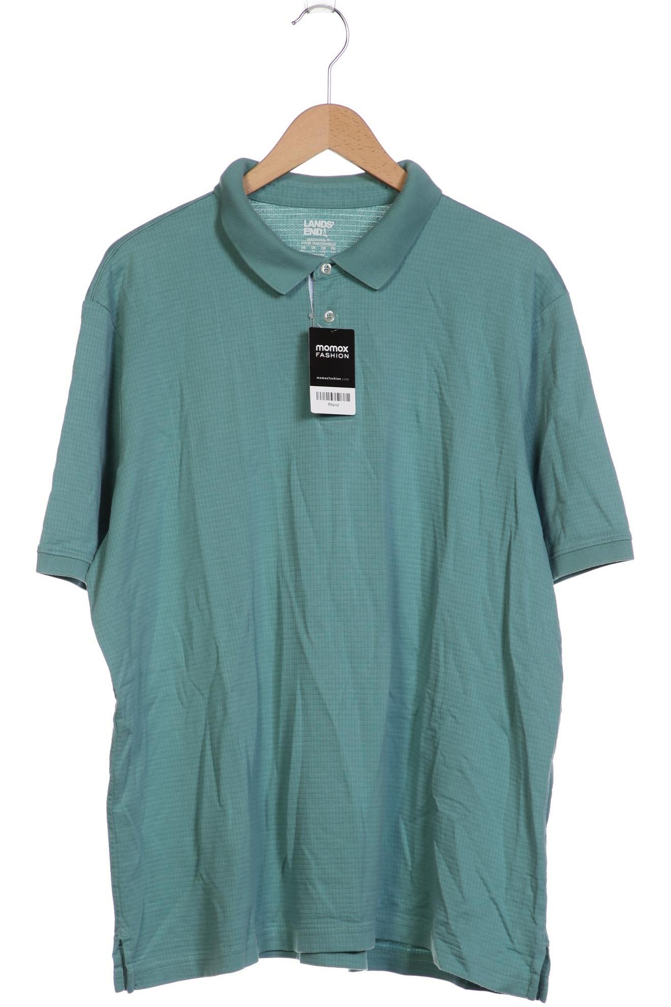 

Lands End Herren Poloshirt, türkis, Gr. 56