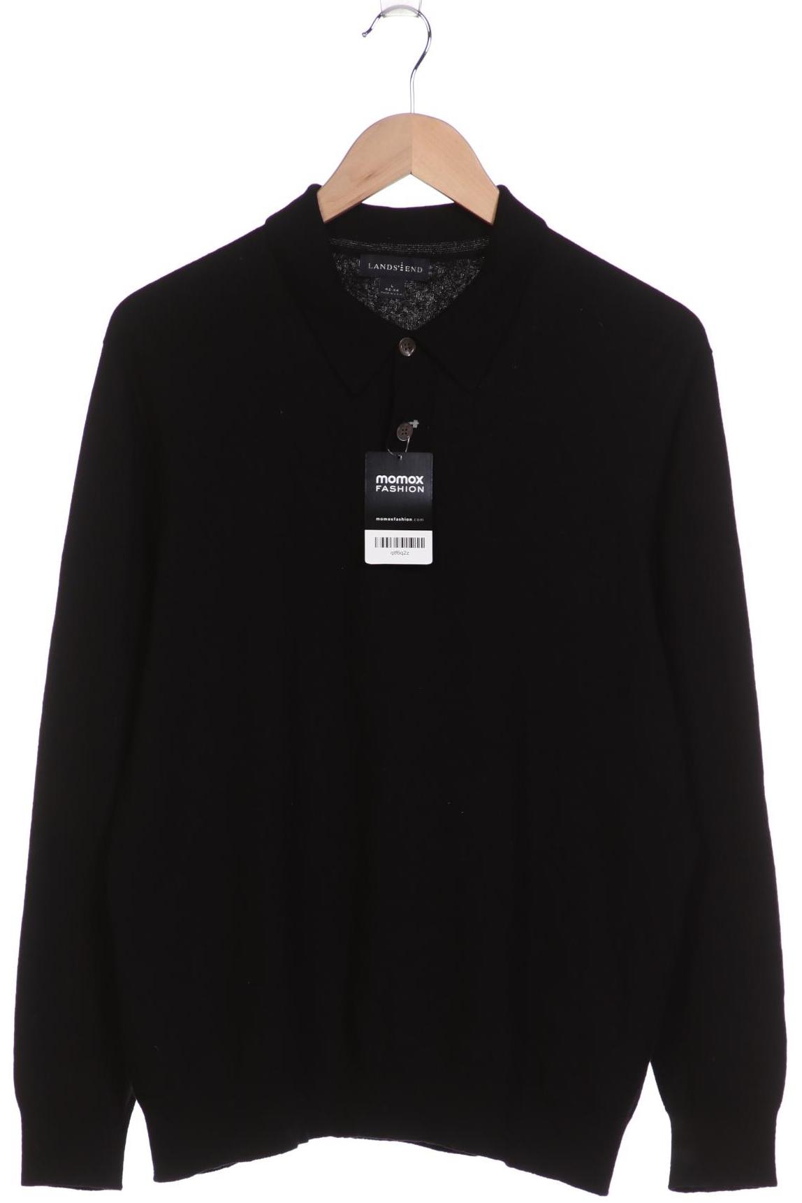 

Lands End Herren Pullover, schwarz, Gr. 52