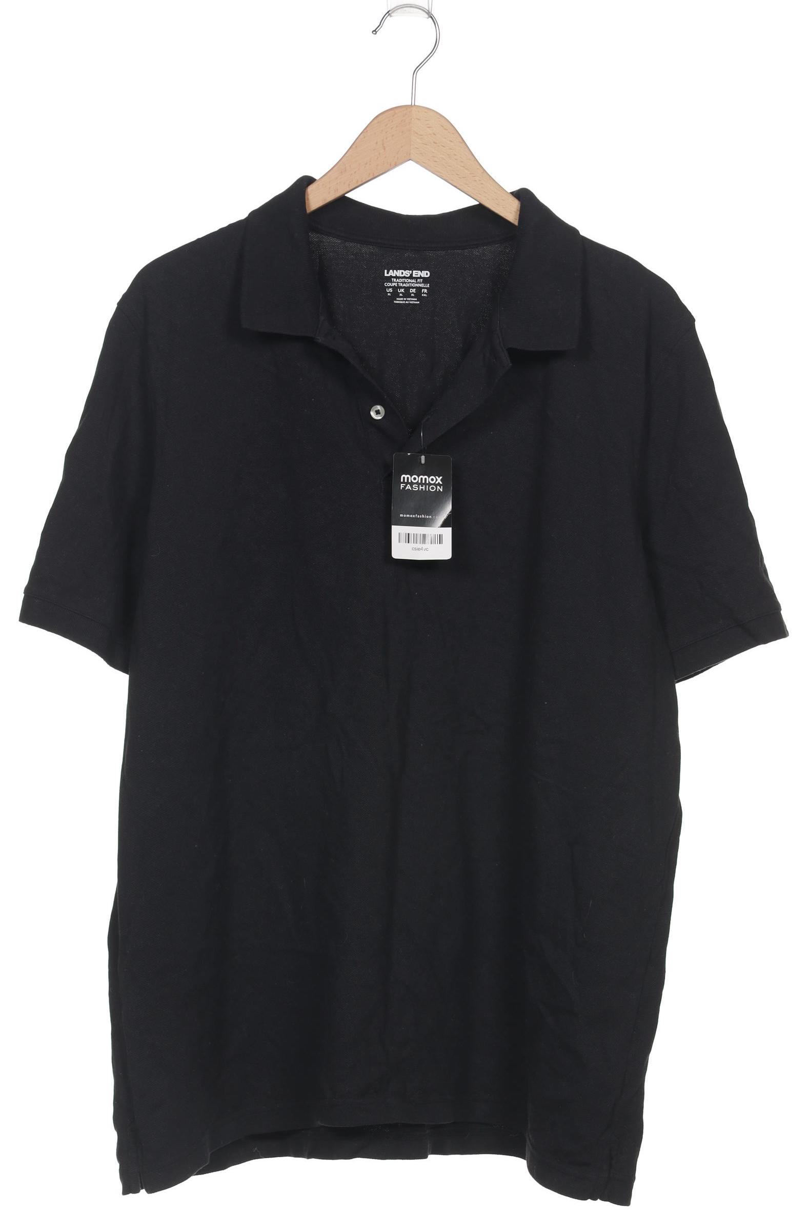 

Lands End Herren Poloshirt, schwarz, Gr. 54