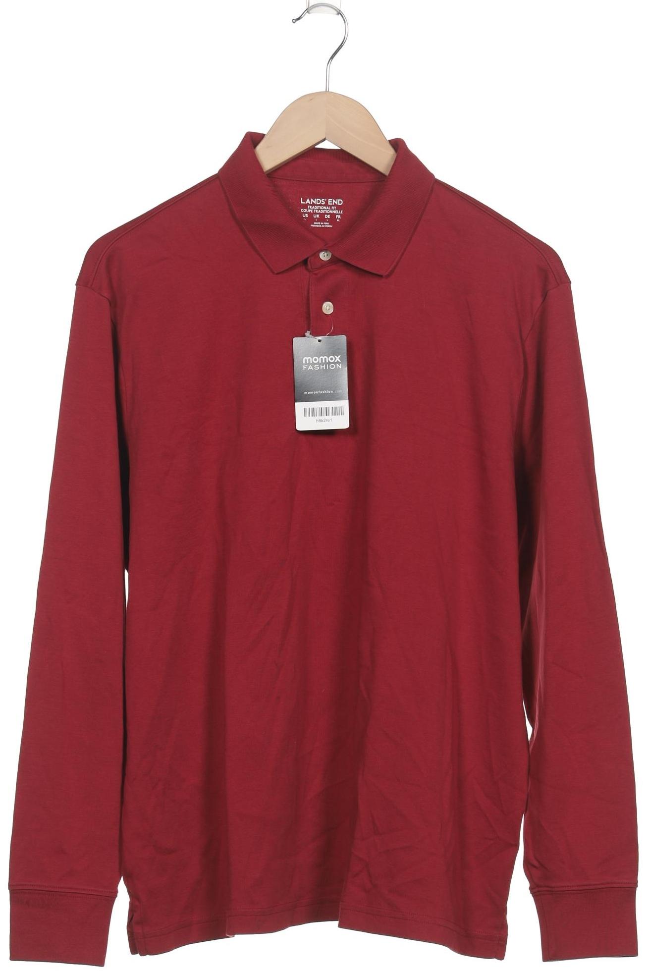 

Lands End Herren Poloshirt, bordeaux, Gr. 52