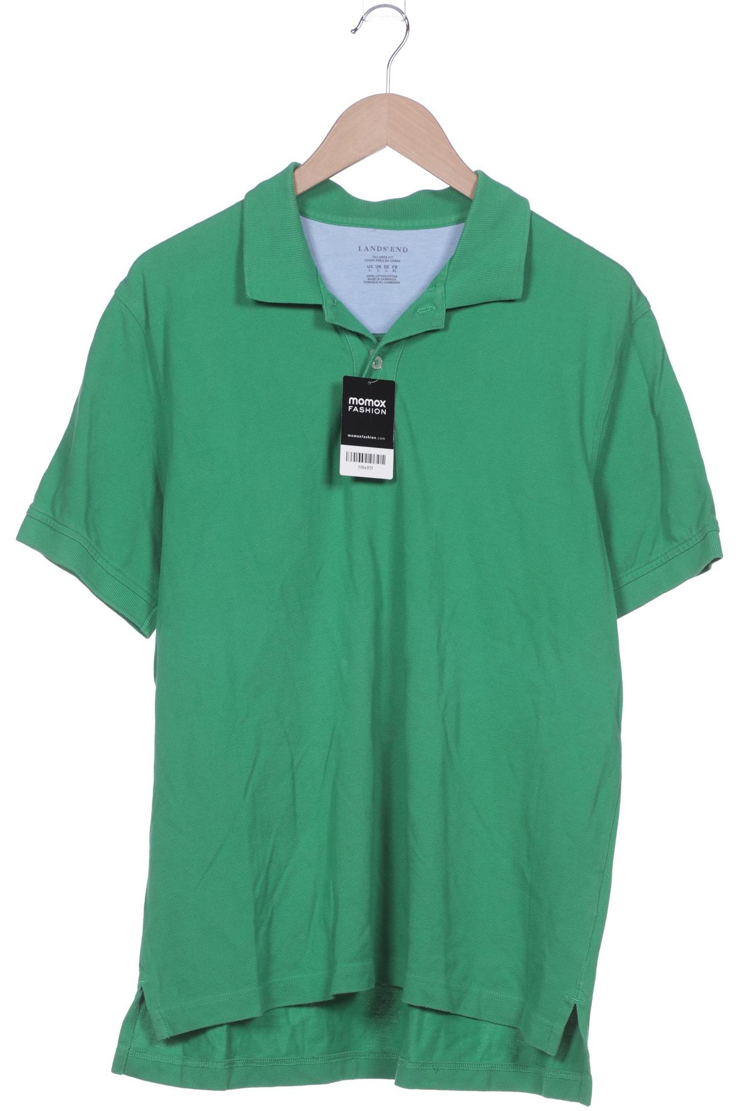 

Lands End Herren Poloshirt, grün, Gr. 52