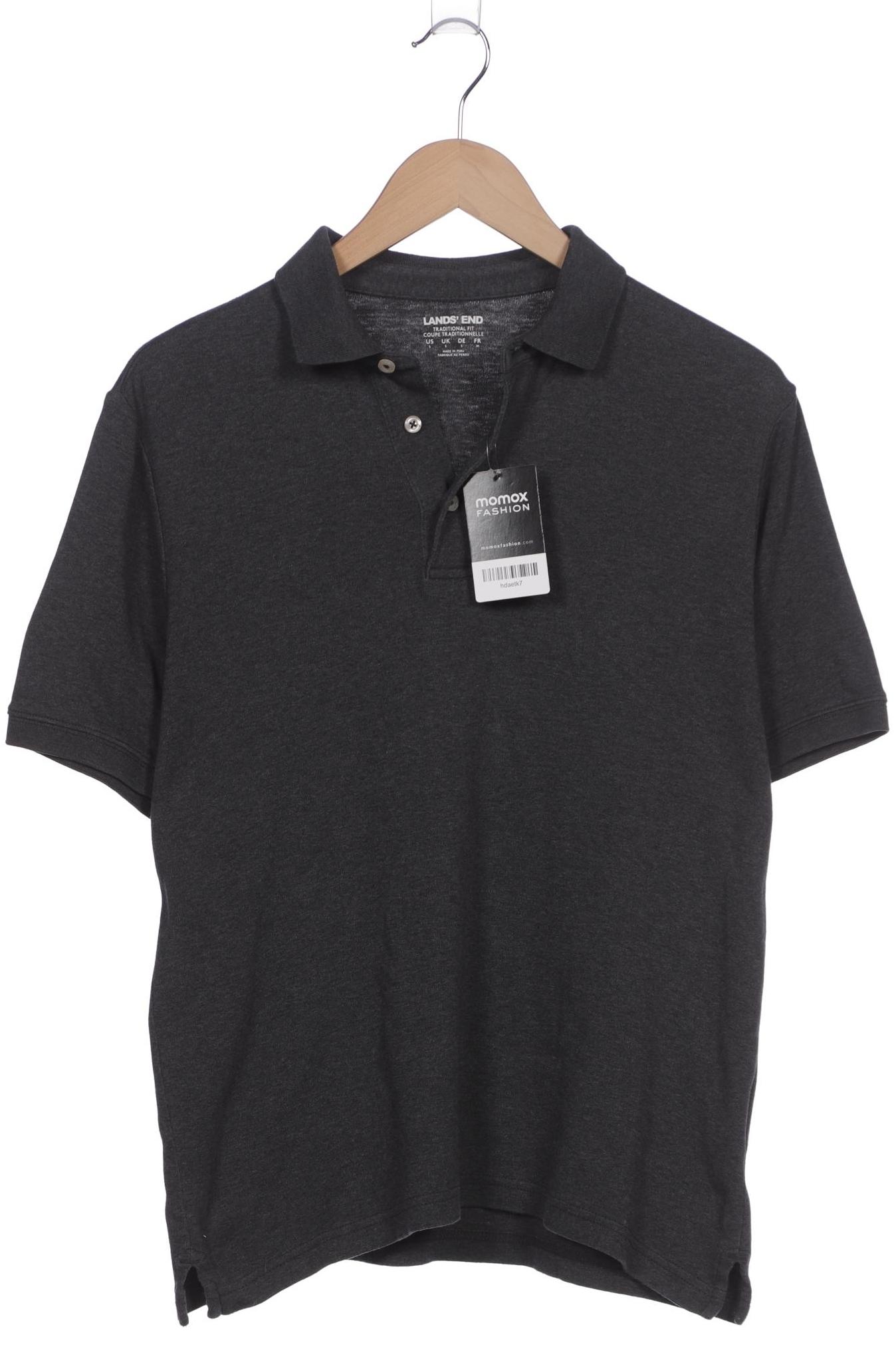 

Lands End Herren Poloshirt, grau, Gr. 46
