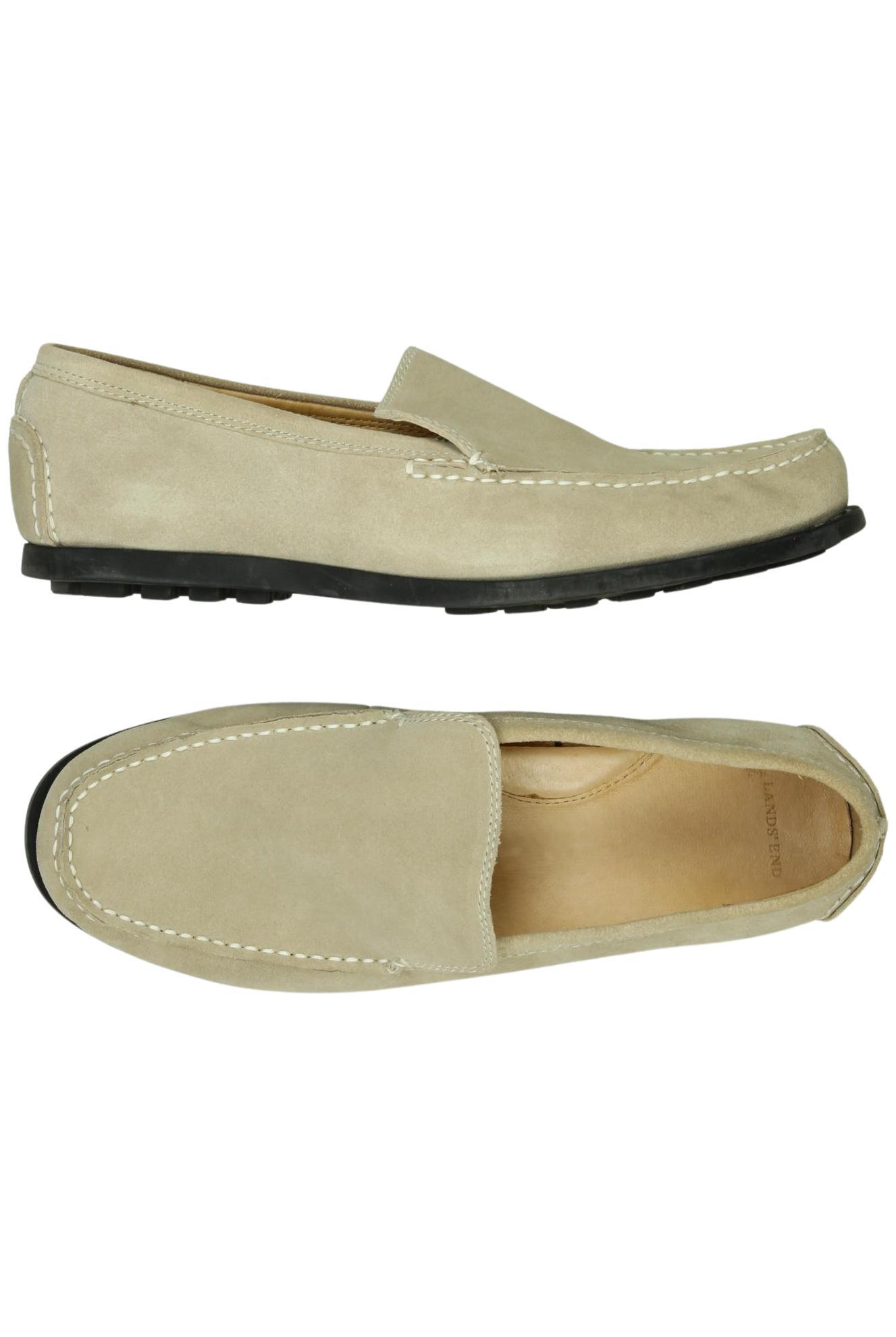 

Lands End Herren Halbschuh, beige, Gr. 12