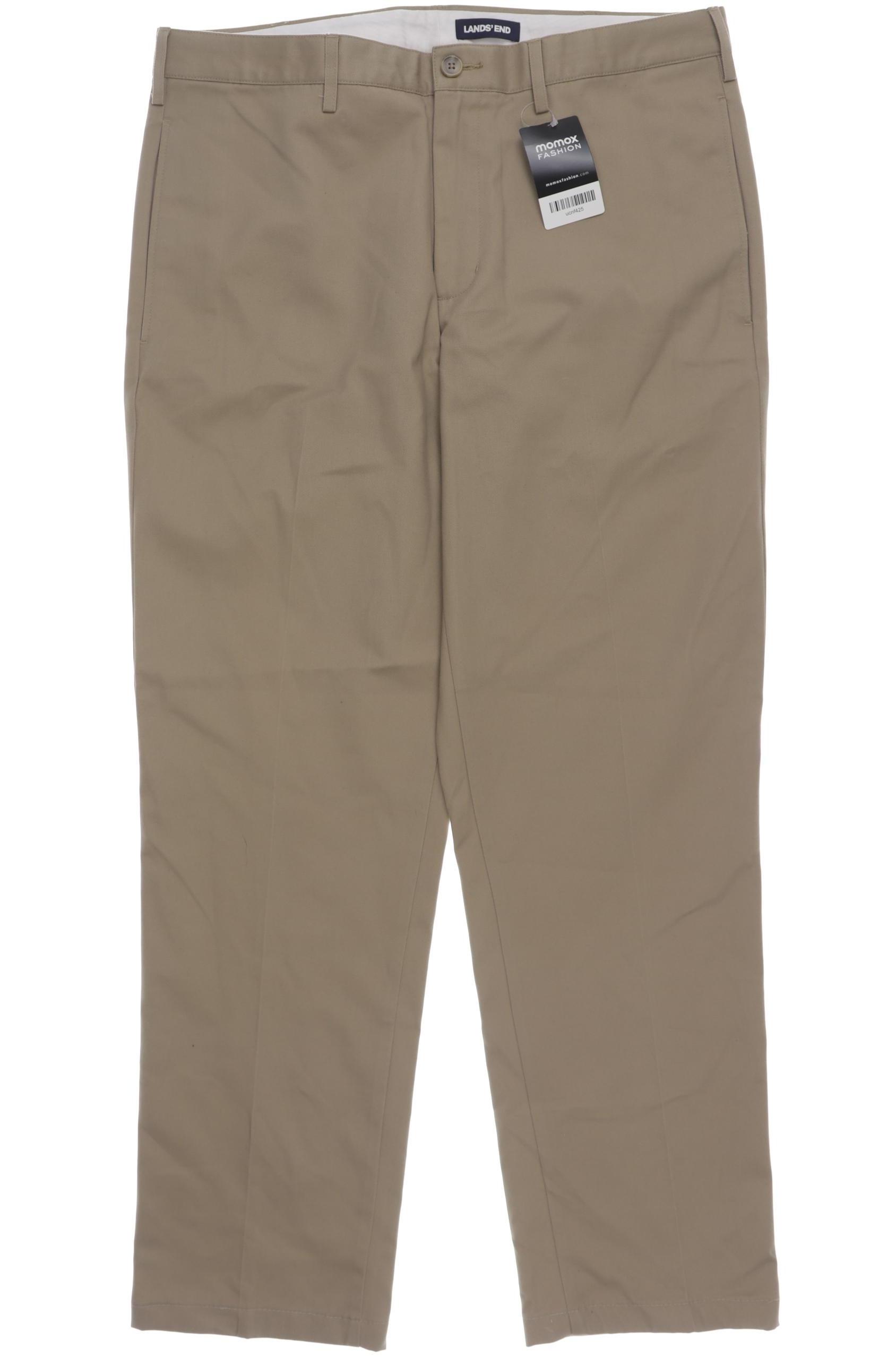 

Lands End Herren Stoffhose, beige, Gr. 52