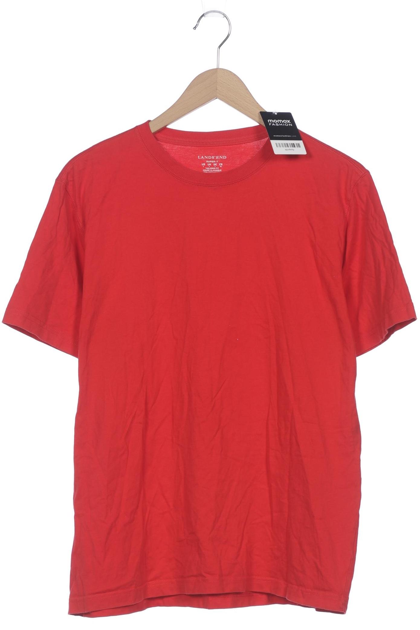 

Lands End Herren T-Shirt, rot, Gr. 52