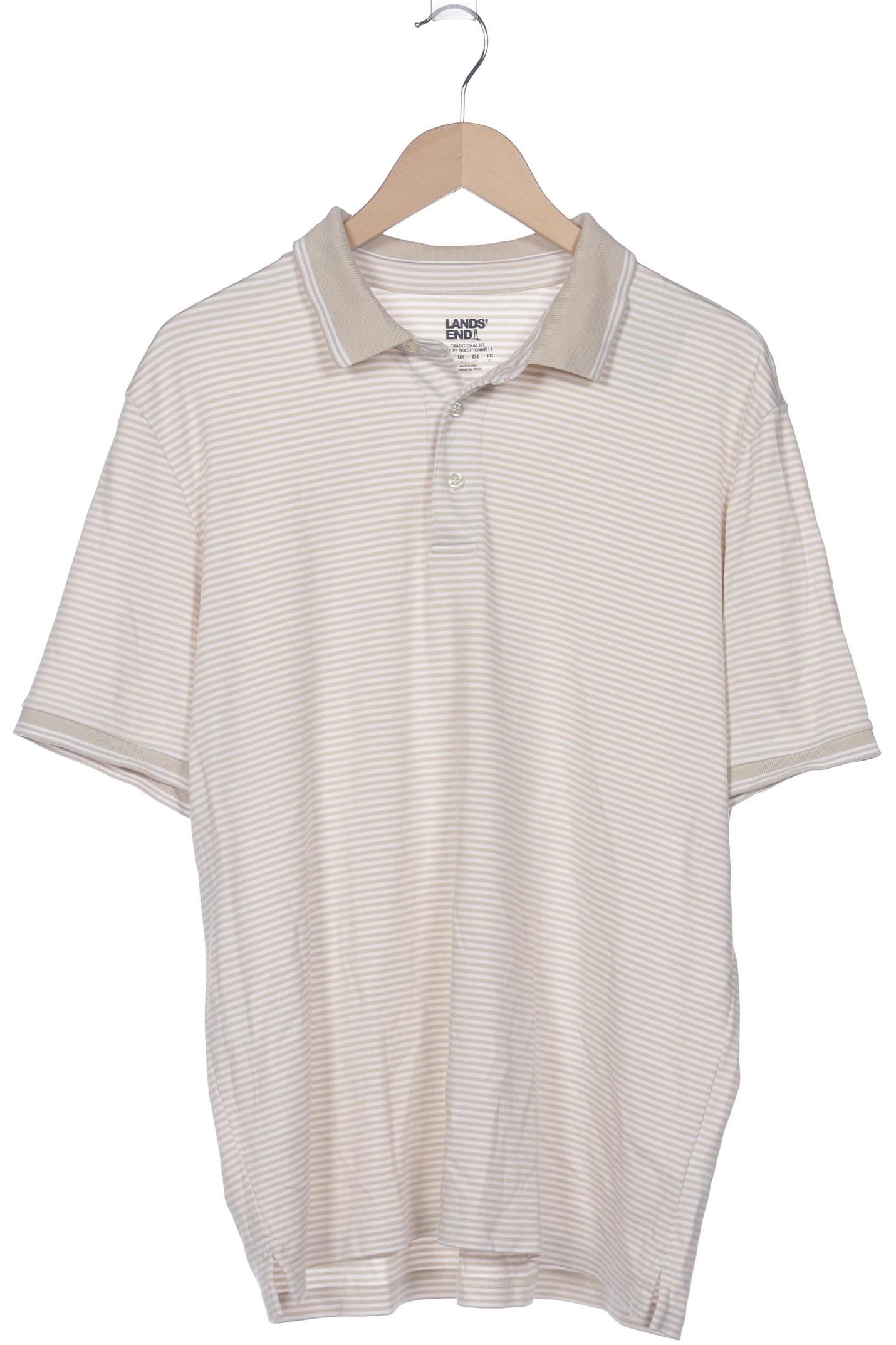 

Lands End Herren Poloshirt, beige, Gr. 52