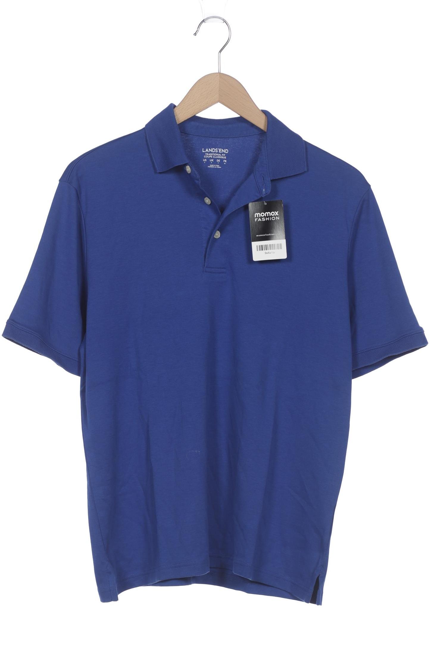 

Lands End Herren Poloshirt, blau, Gr. 46
