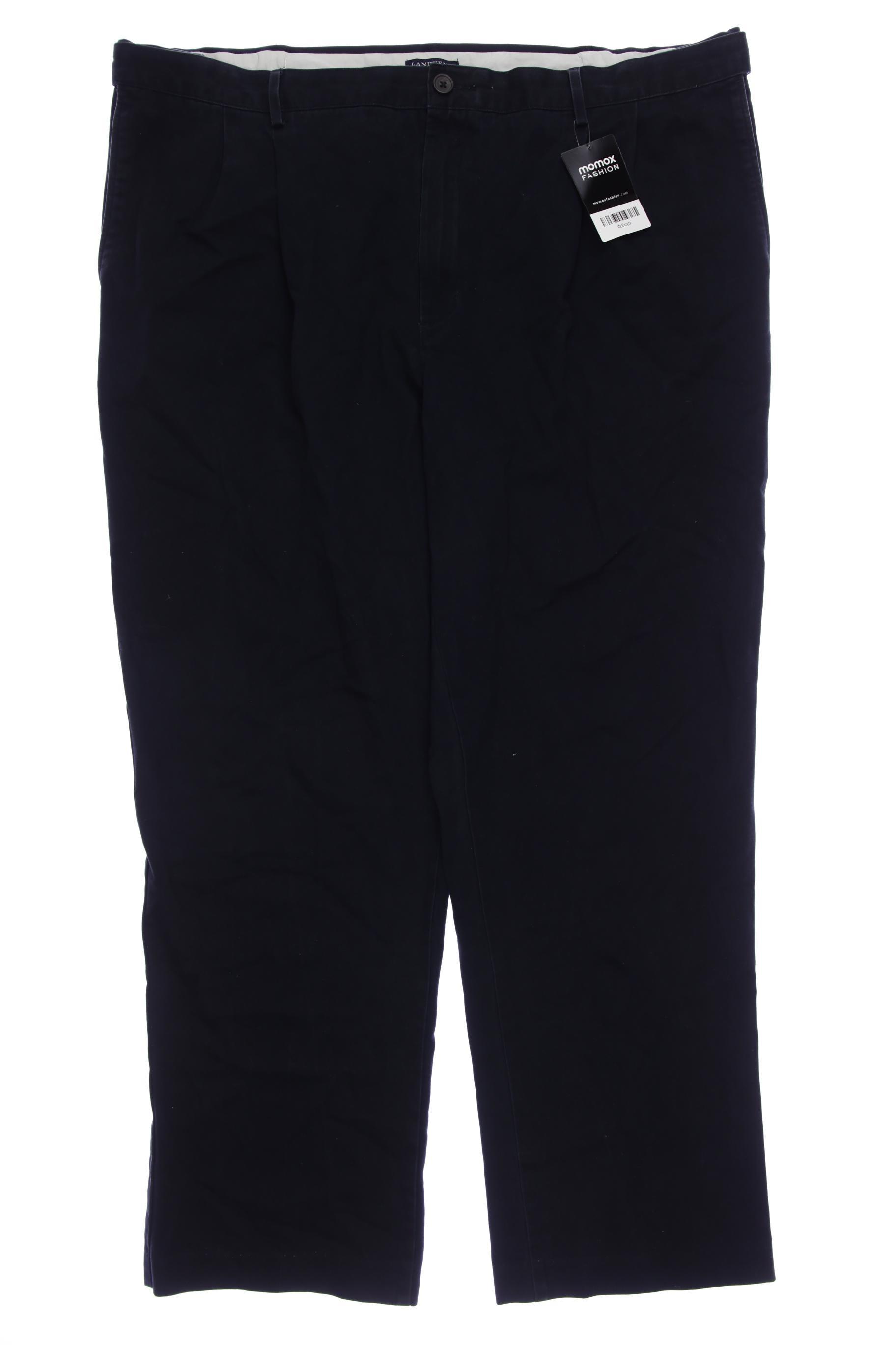 

Lands End Herren Stoffhose, schwarz, Gr. 58