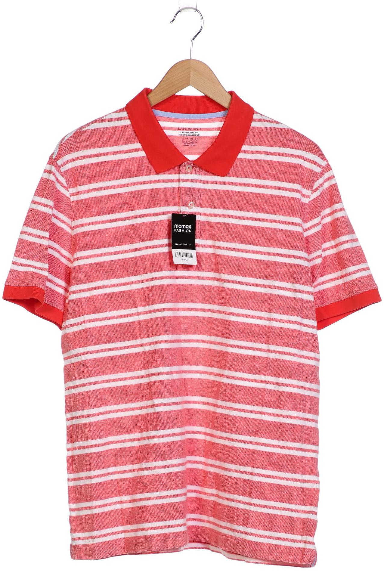 

Lands End Herren Poloshirt, rot, Gr. 52