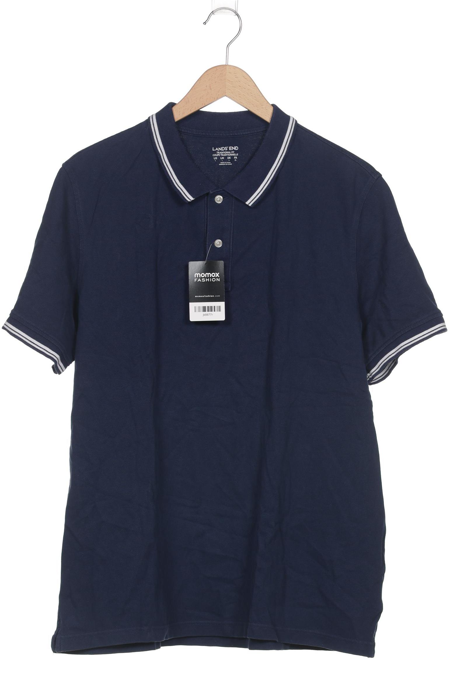 

Lands End Herren Poloshirt, marineblau, Gr. 52