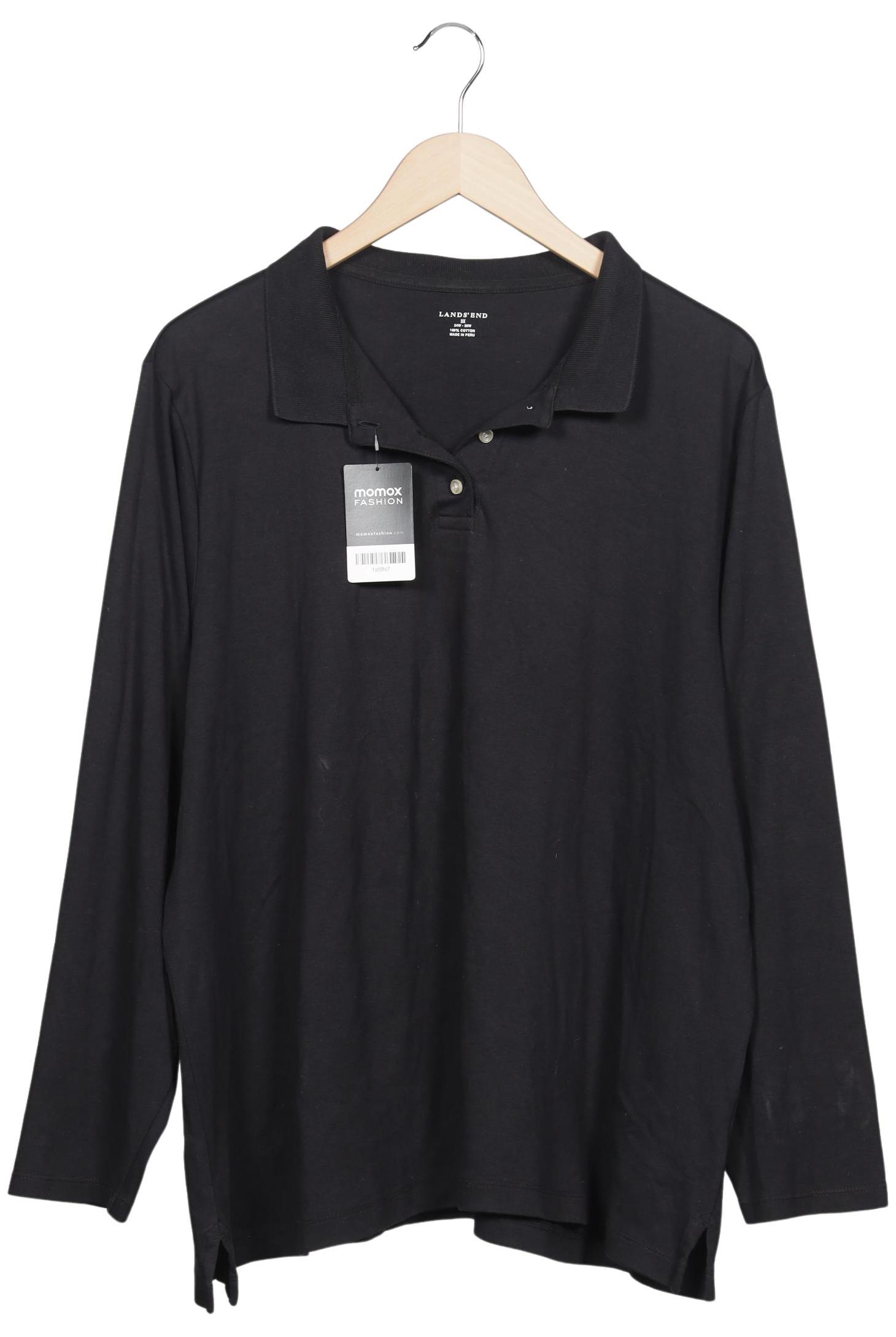 

Lands End Herren Poloshirt, schwarz, Gr. 58