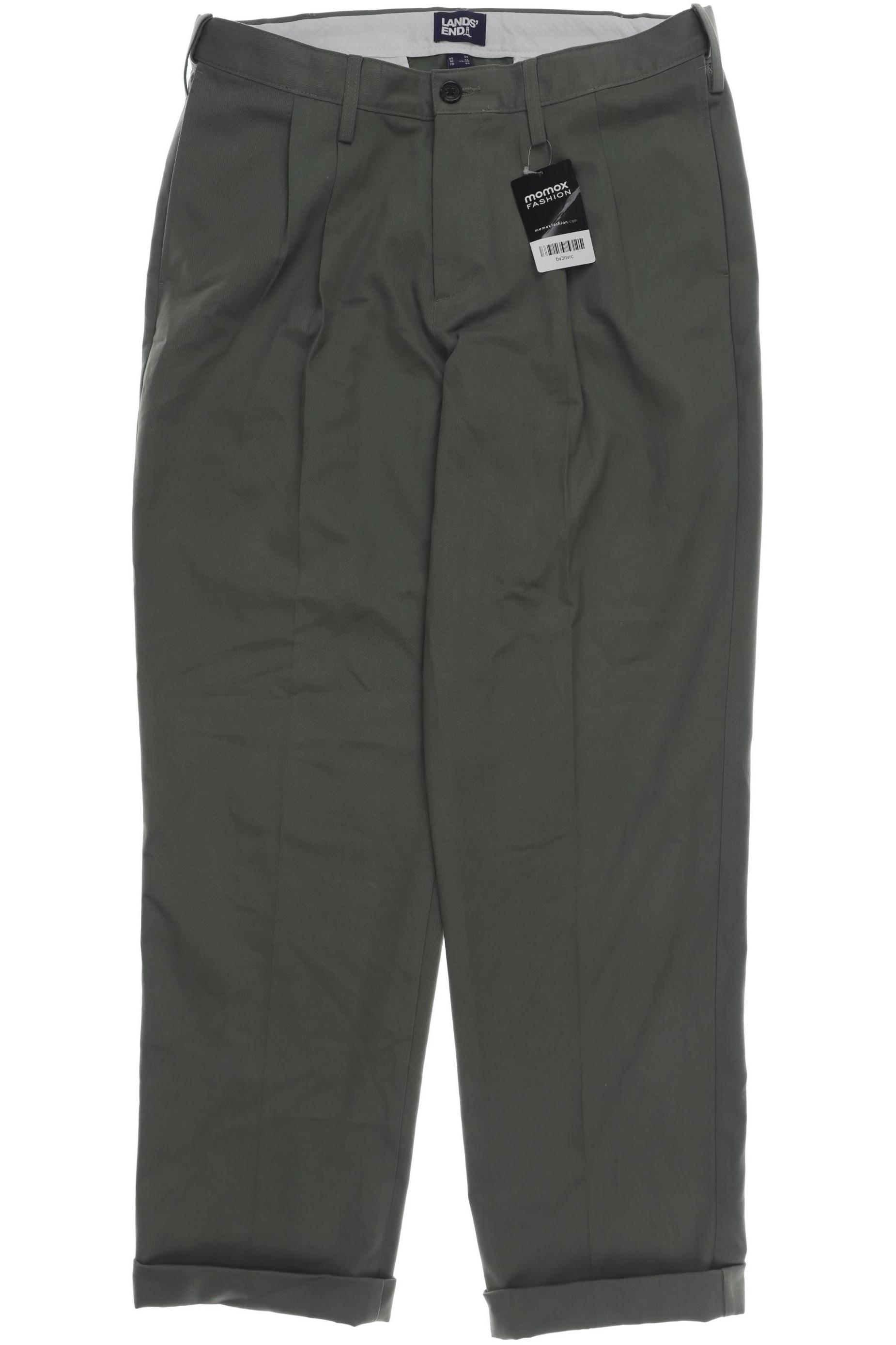 

Lands End Herren Stoffhose, grün, Gr. 48