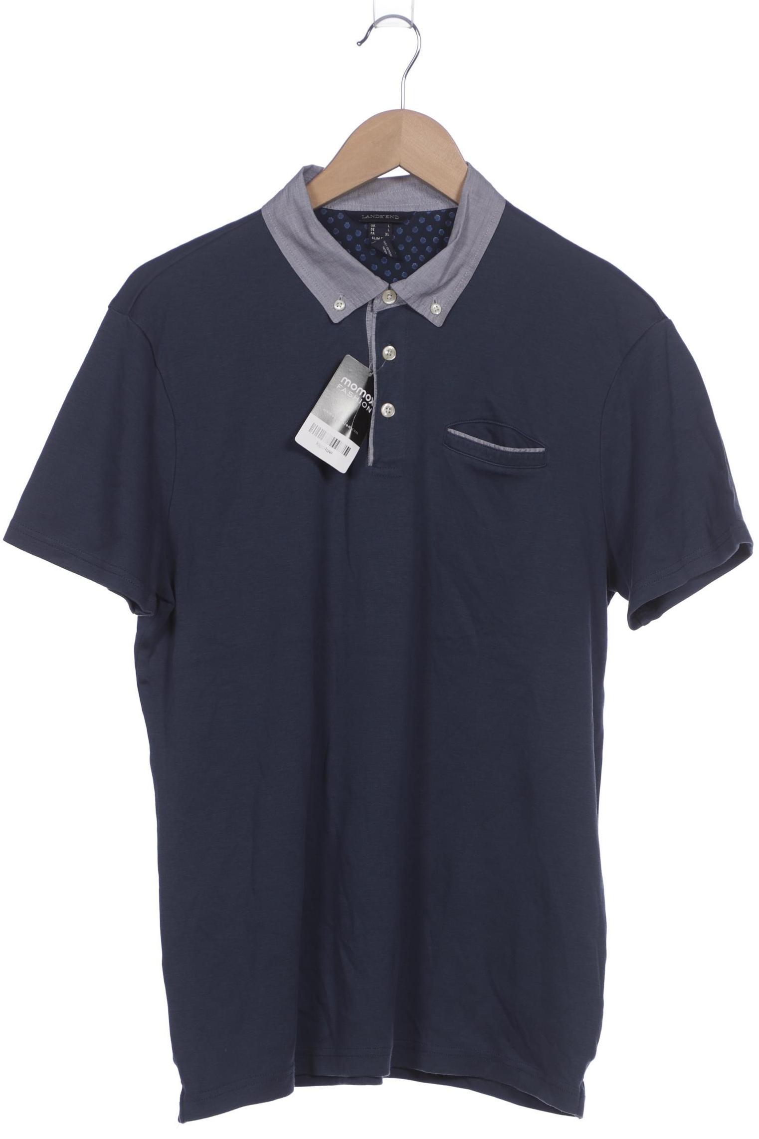 

Lands End Herren Poloshirt, marineblau, Gr. 52