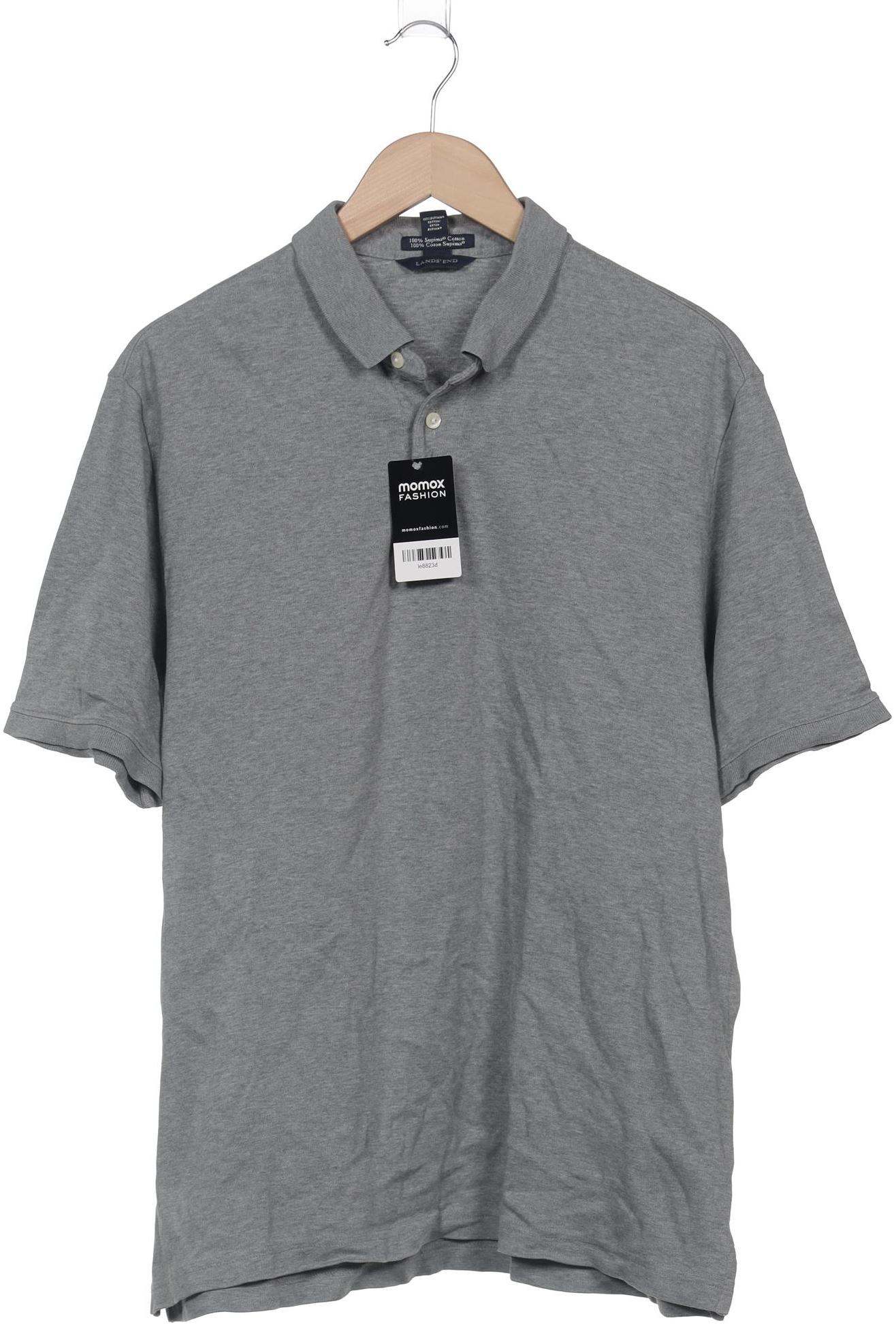 

Lands End Herren Poloshirt, grau, Gr. 52