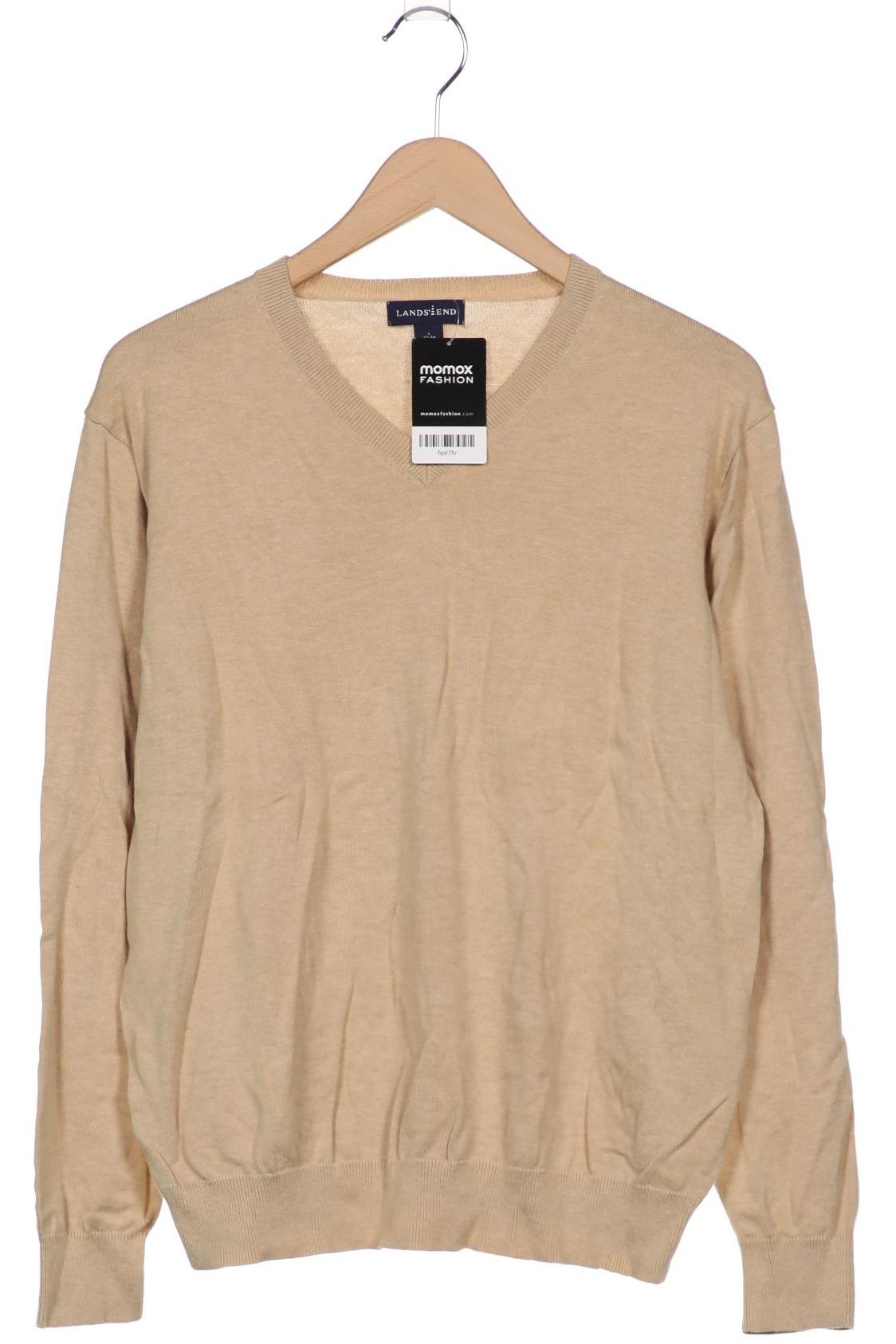 

Lands End Herren Pullover, beige, Gr. 54