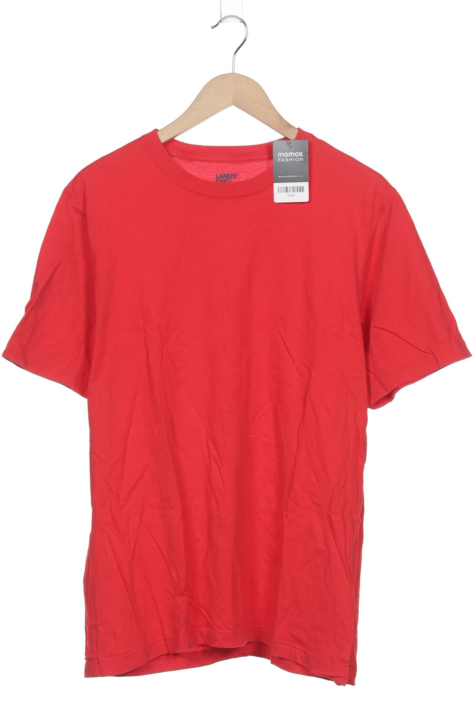 

Lands End Herren T-Shirt, rot, Gr. 52
