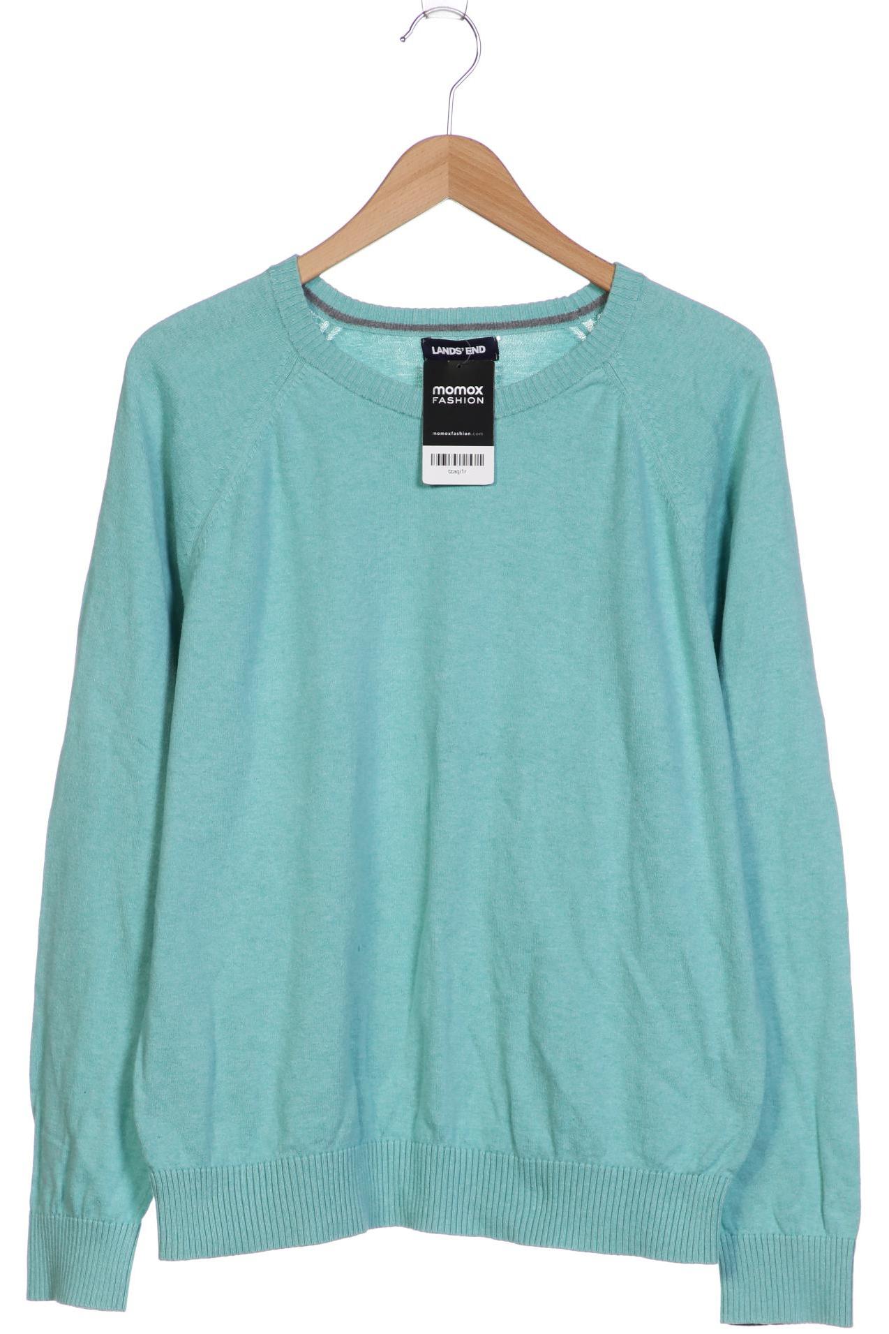 

Lands End Herren Pullover, türkis, Gr. 52
