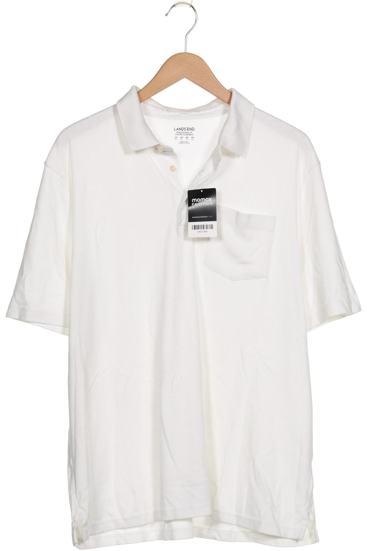 

Lands End Herren Poloshirt, weiß, Gr. 54