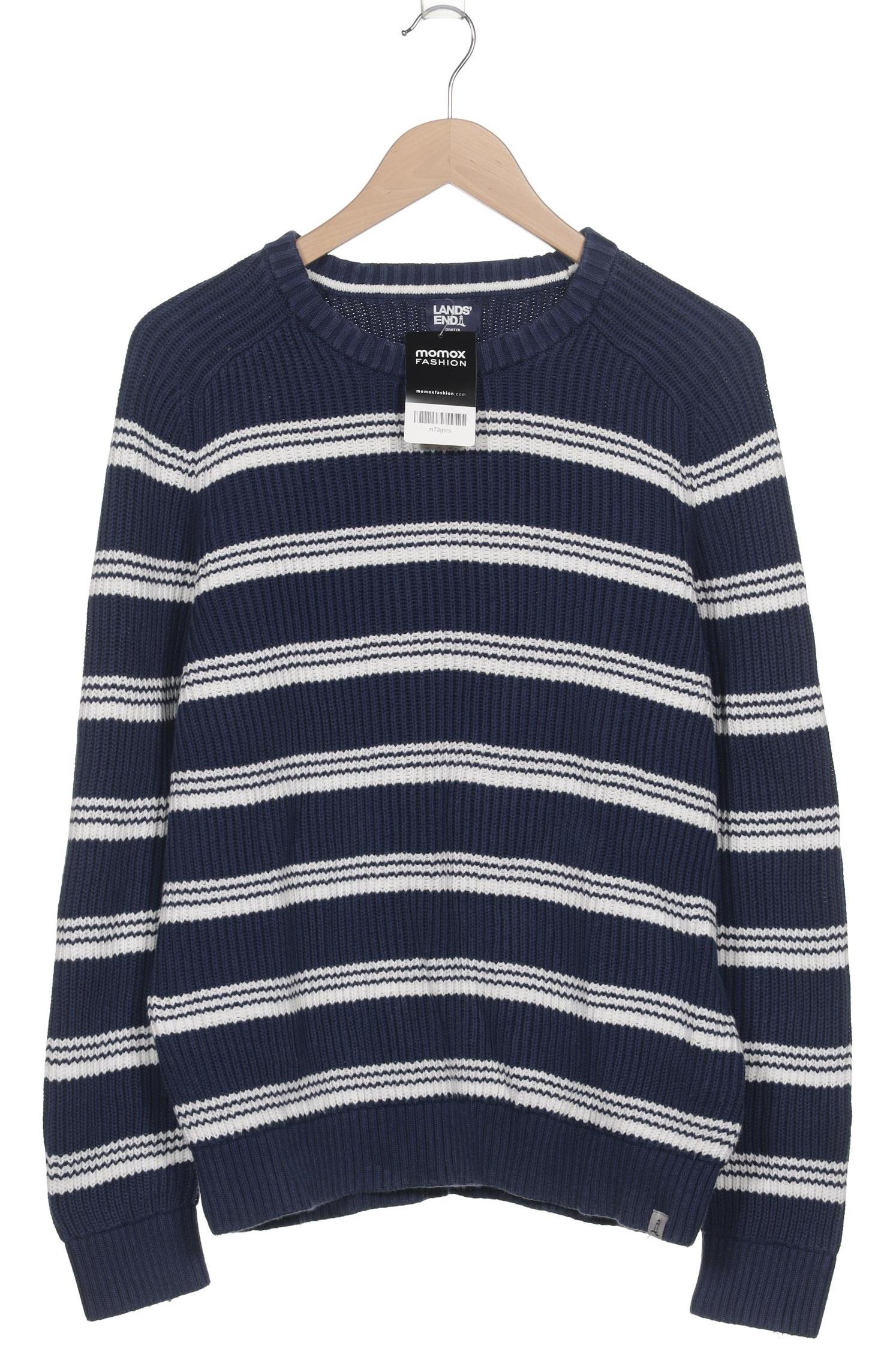 

Lands End Herren Pullover, marineblau, Gr. 52