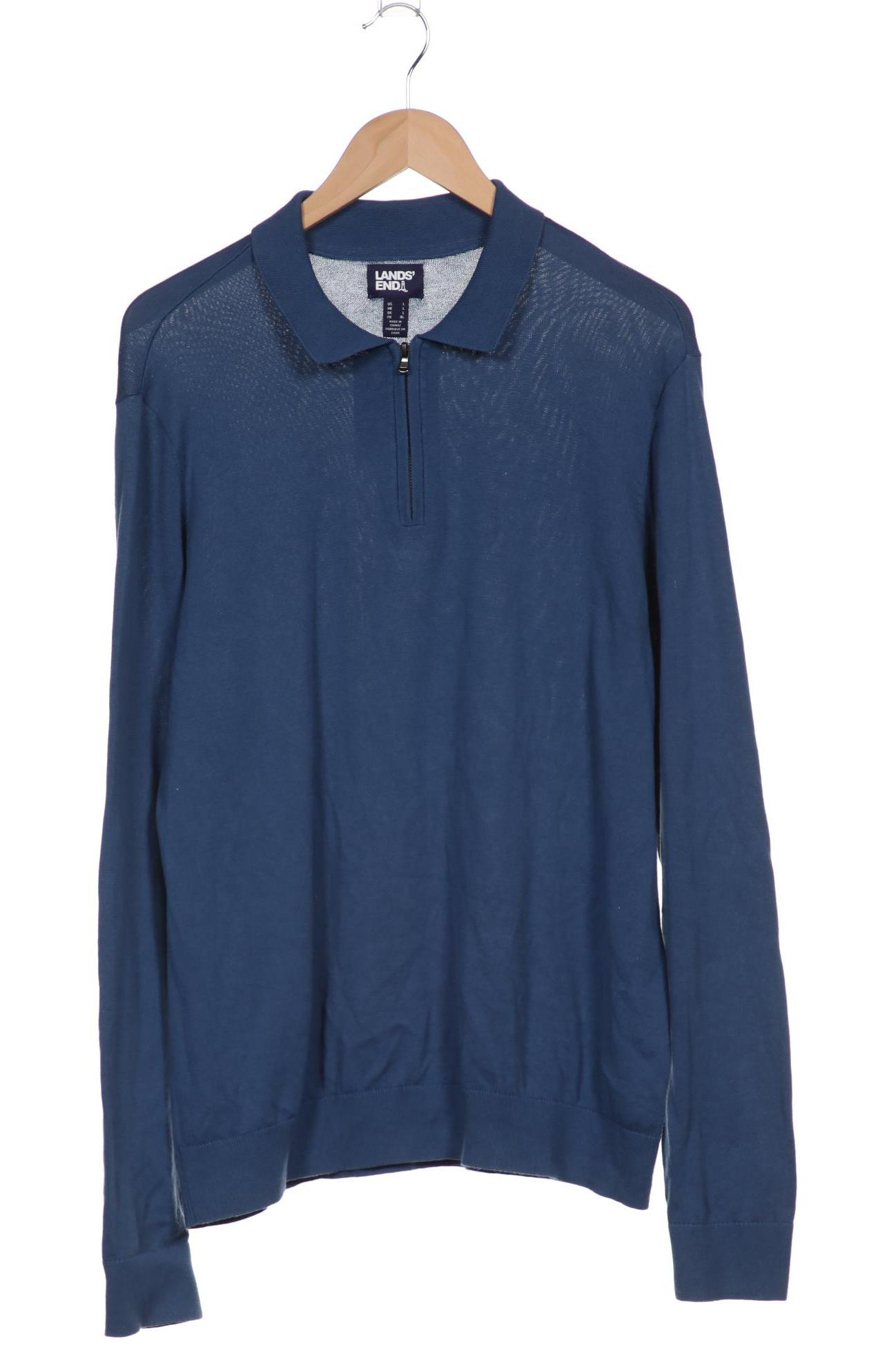 

Lands´End Herren Pullover, blau