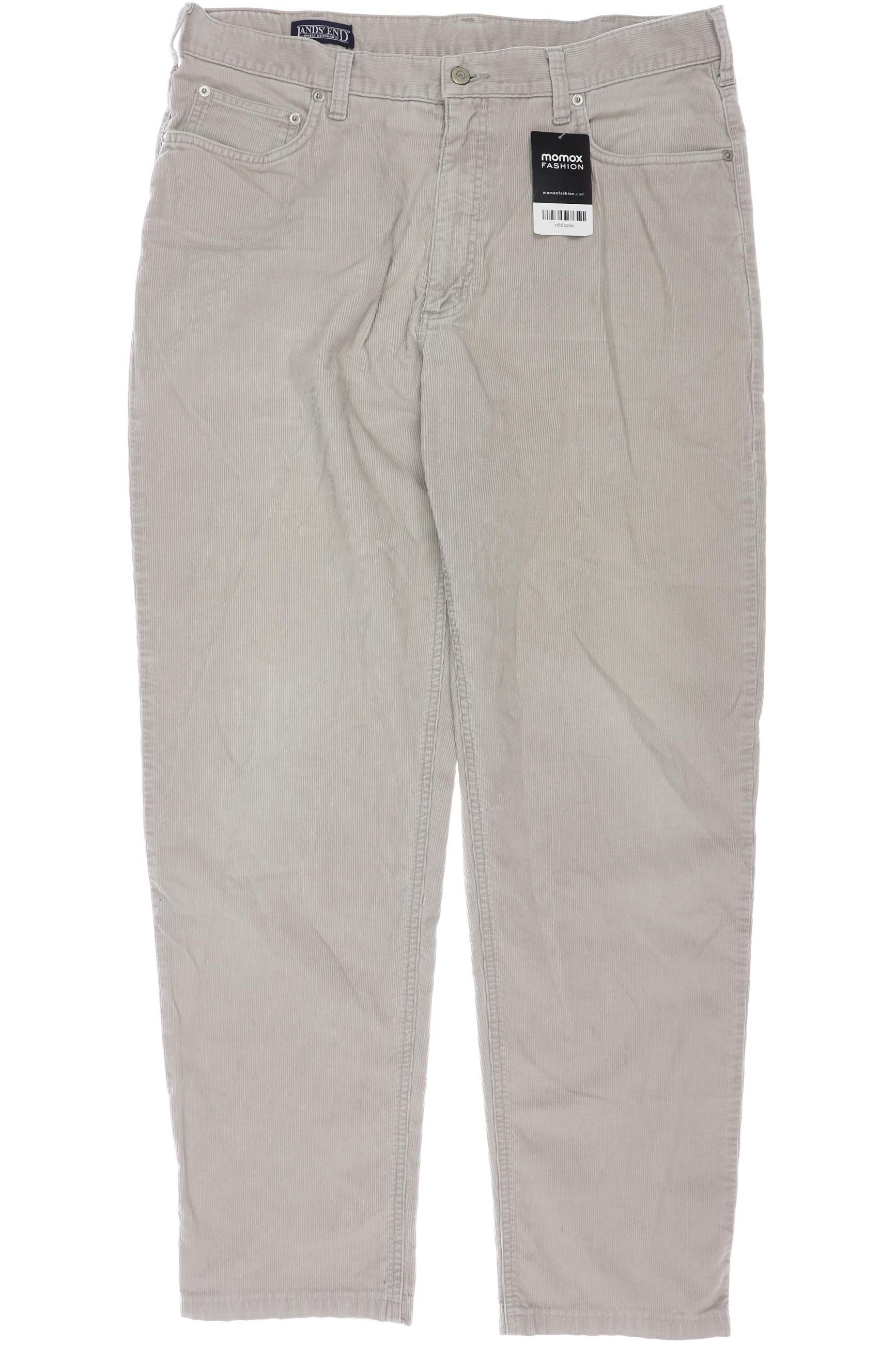 

Lands End Herren Stoffhose, cremeweiß, Gr. 54