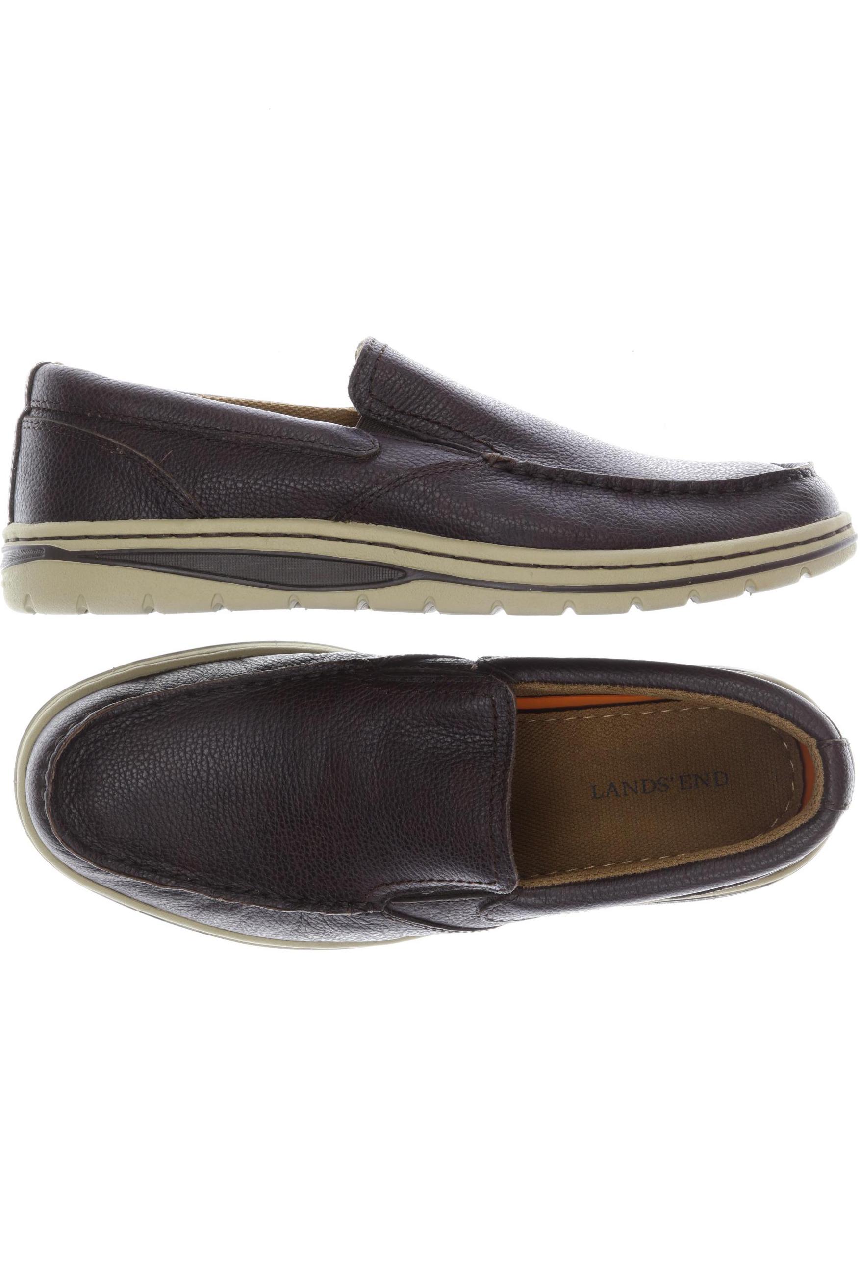 

Lands End Herren Halbschuh, braun, Gr. 42.5