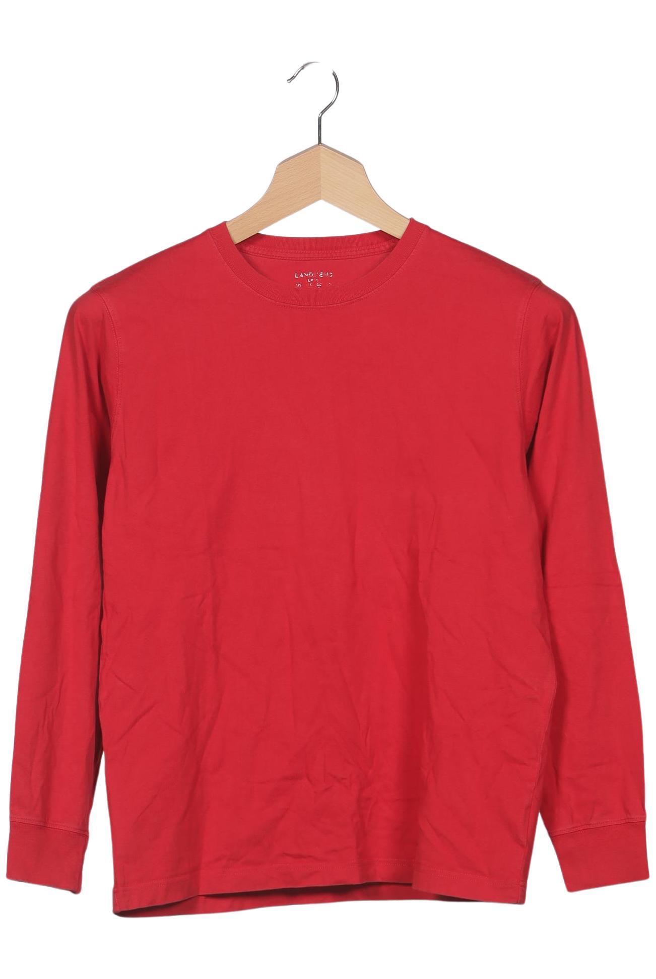 Thumbnail - Lands End Herren Langarmshirt, rot, Gr. 48