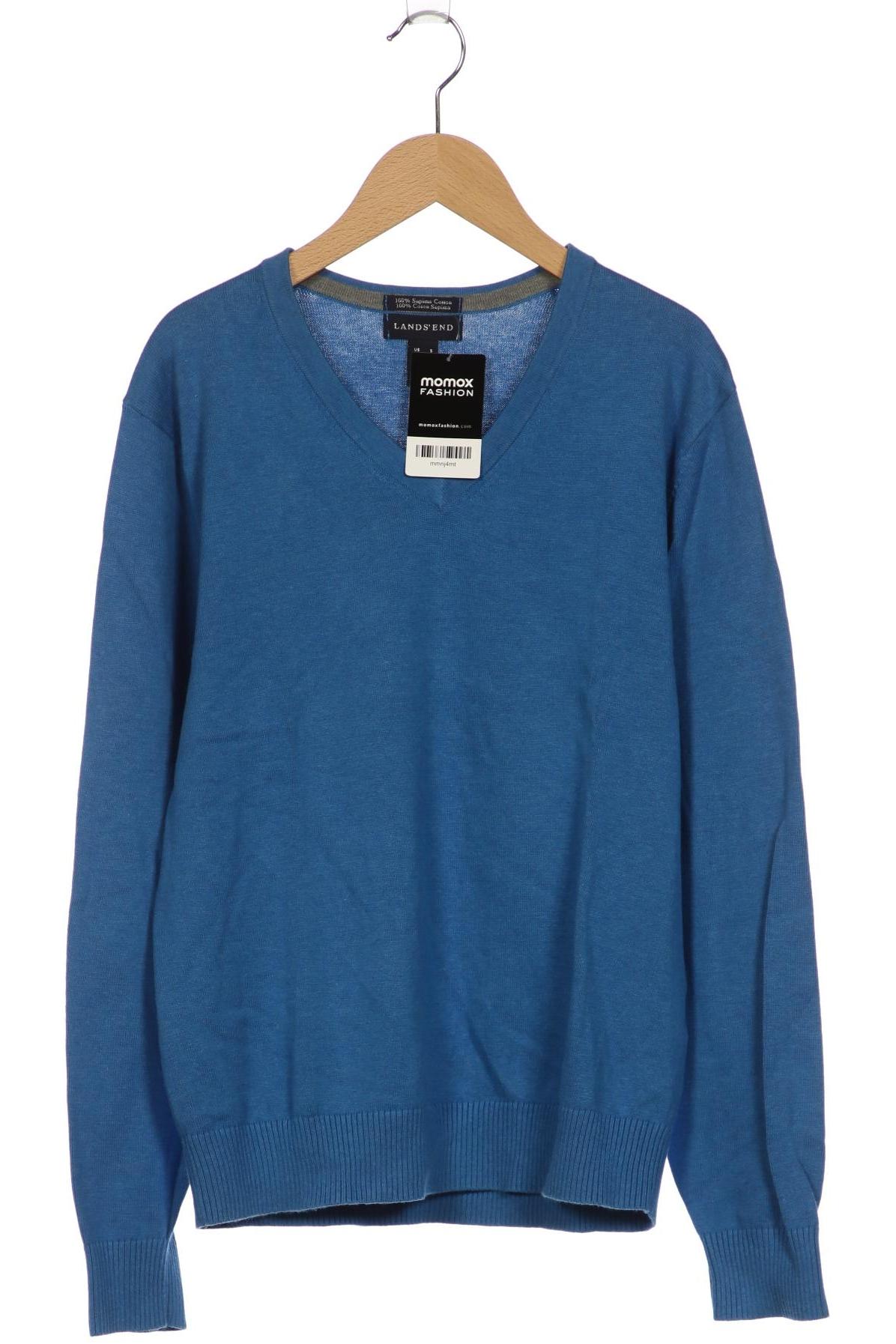 

Lands End Herren Pullover, blau, Gr. 46