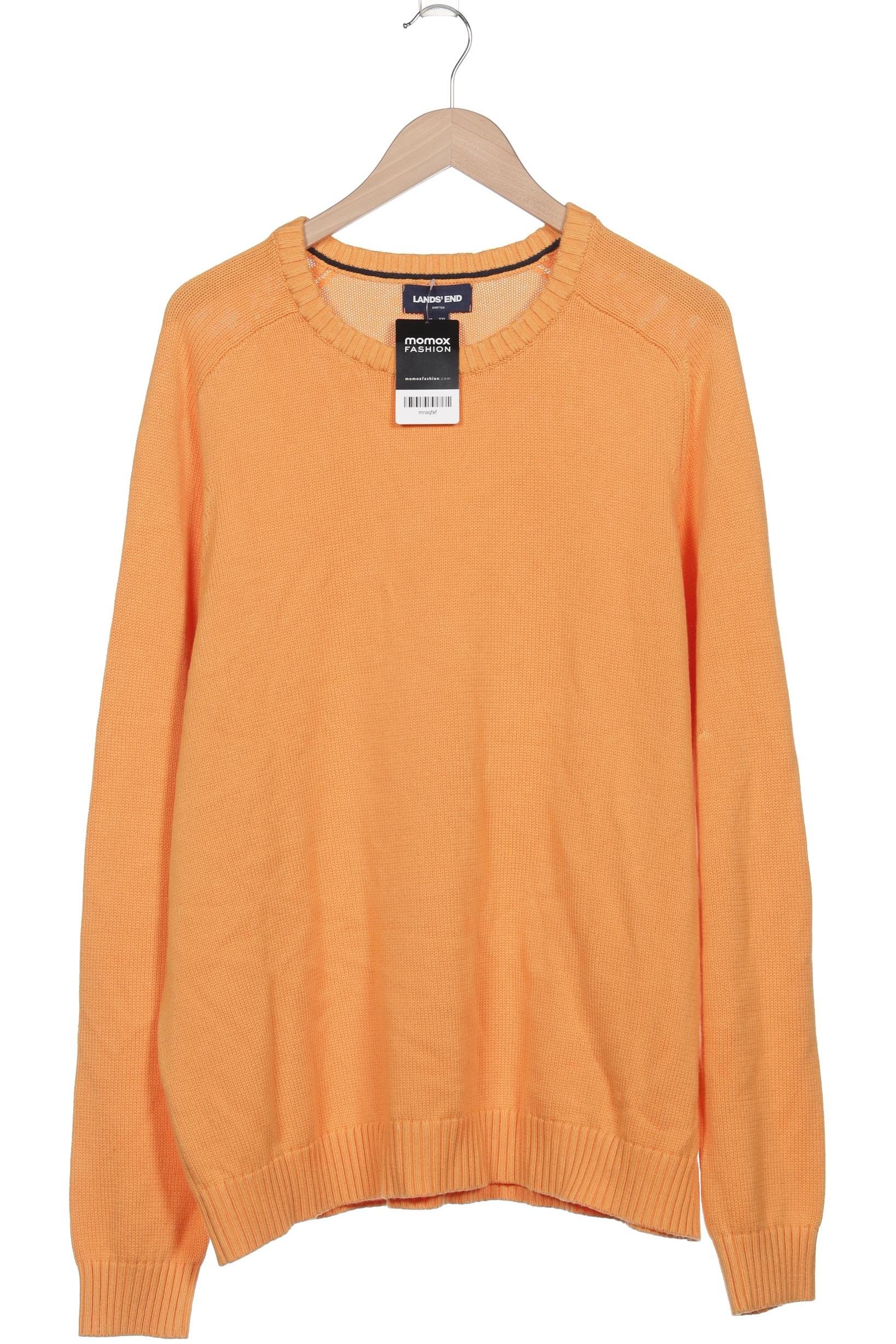 

Lands End Herren Pullover, orange, Gr. 56