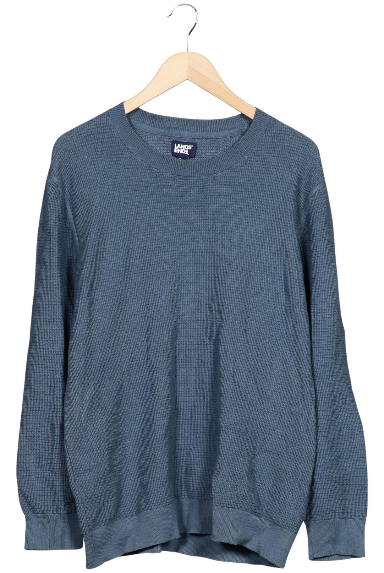 

Lands End Herren Pullover, blau, Gr. 52
