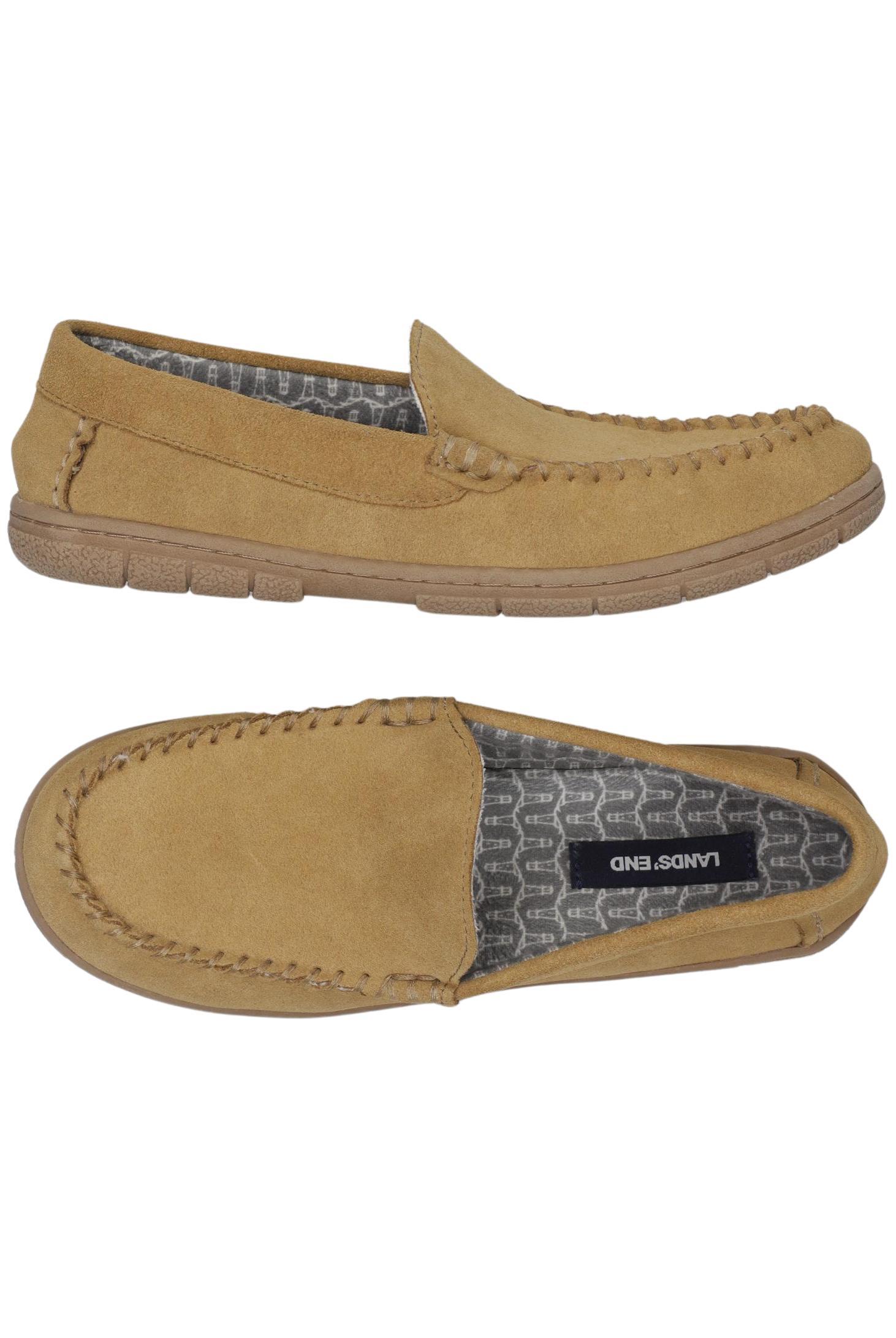 

Lands End Herren Halbschuh, beige, Gr. 8