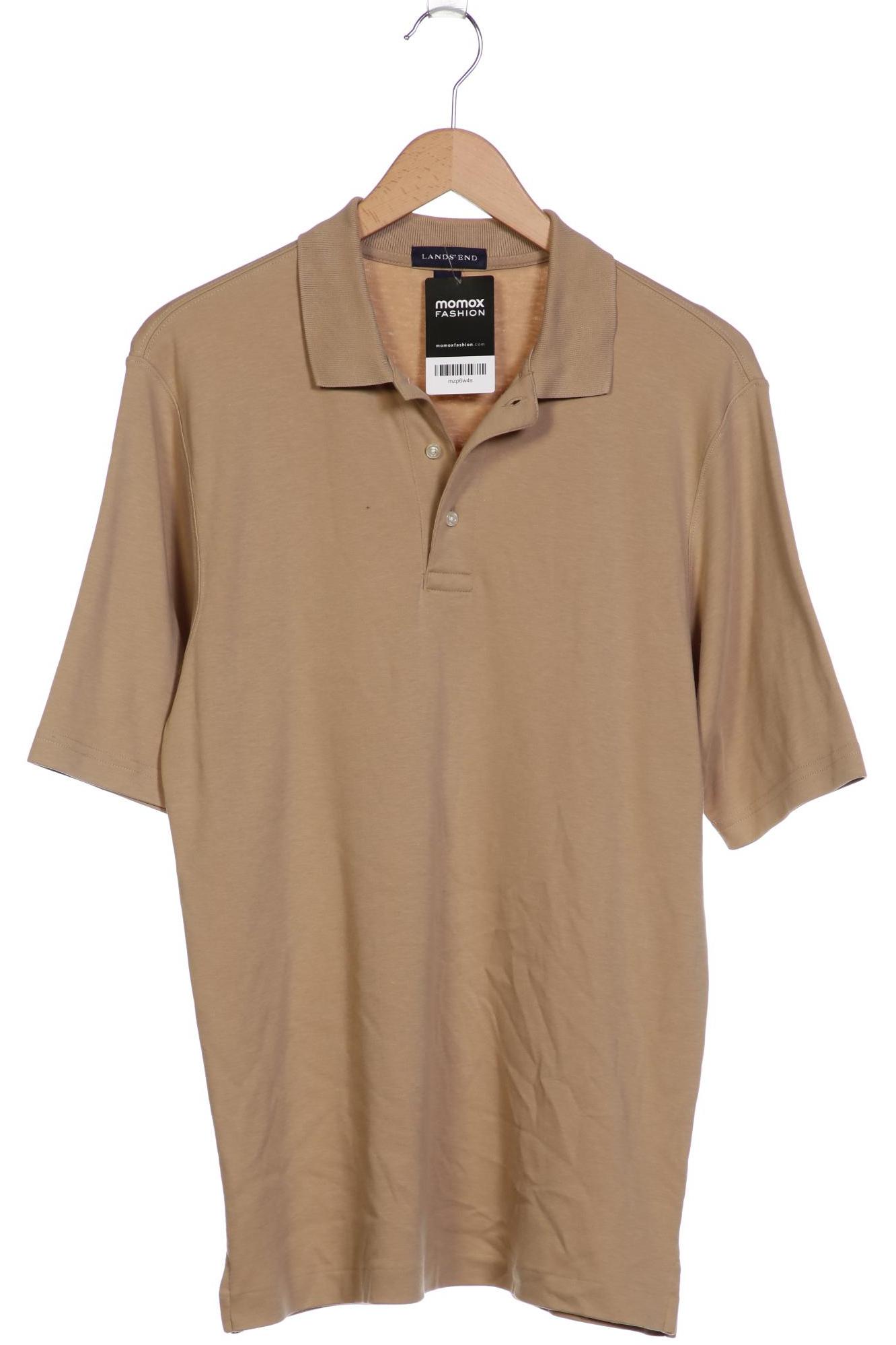 

Lands End Herren Poloshirt, beige, Gr. 48