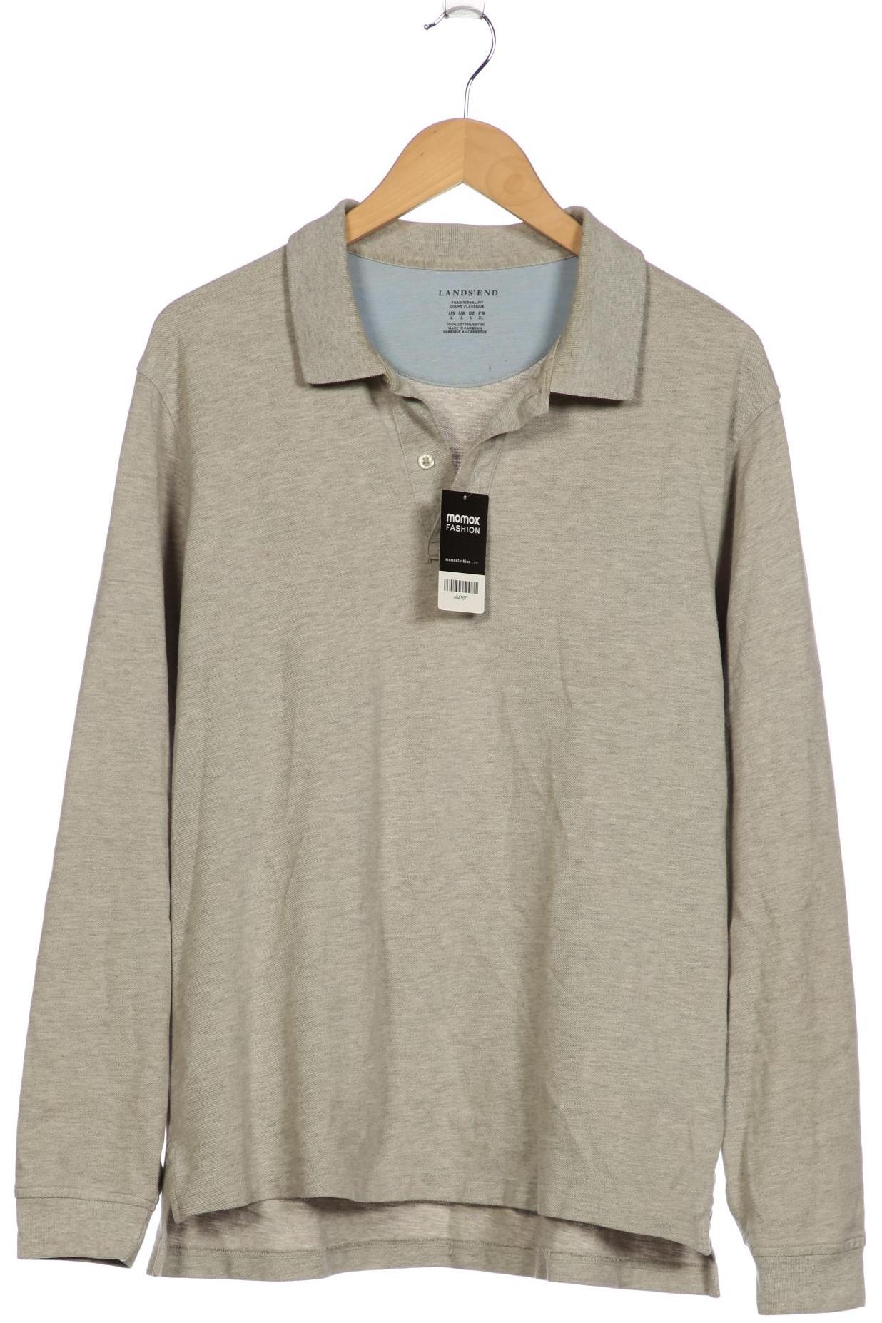 

Lands End Herren Poloshirt, grau, Gr. 52