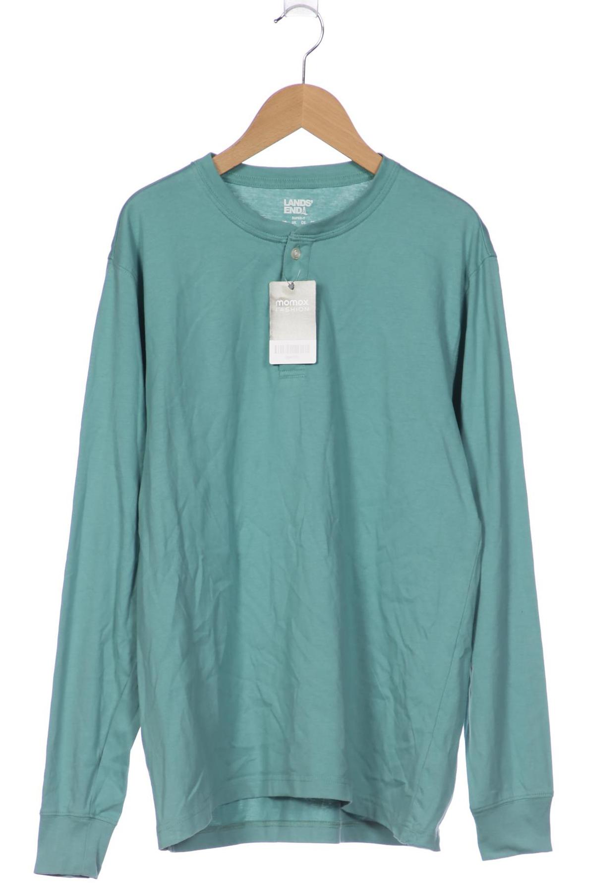 

Lands´End Herren Langarmshirt, türkis
