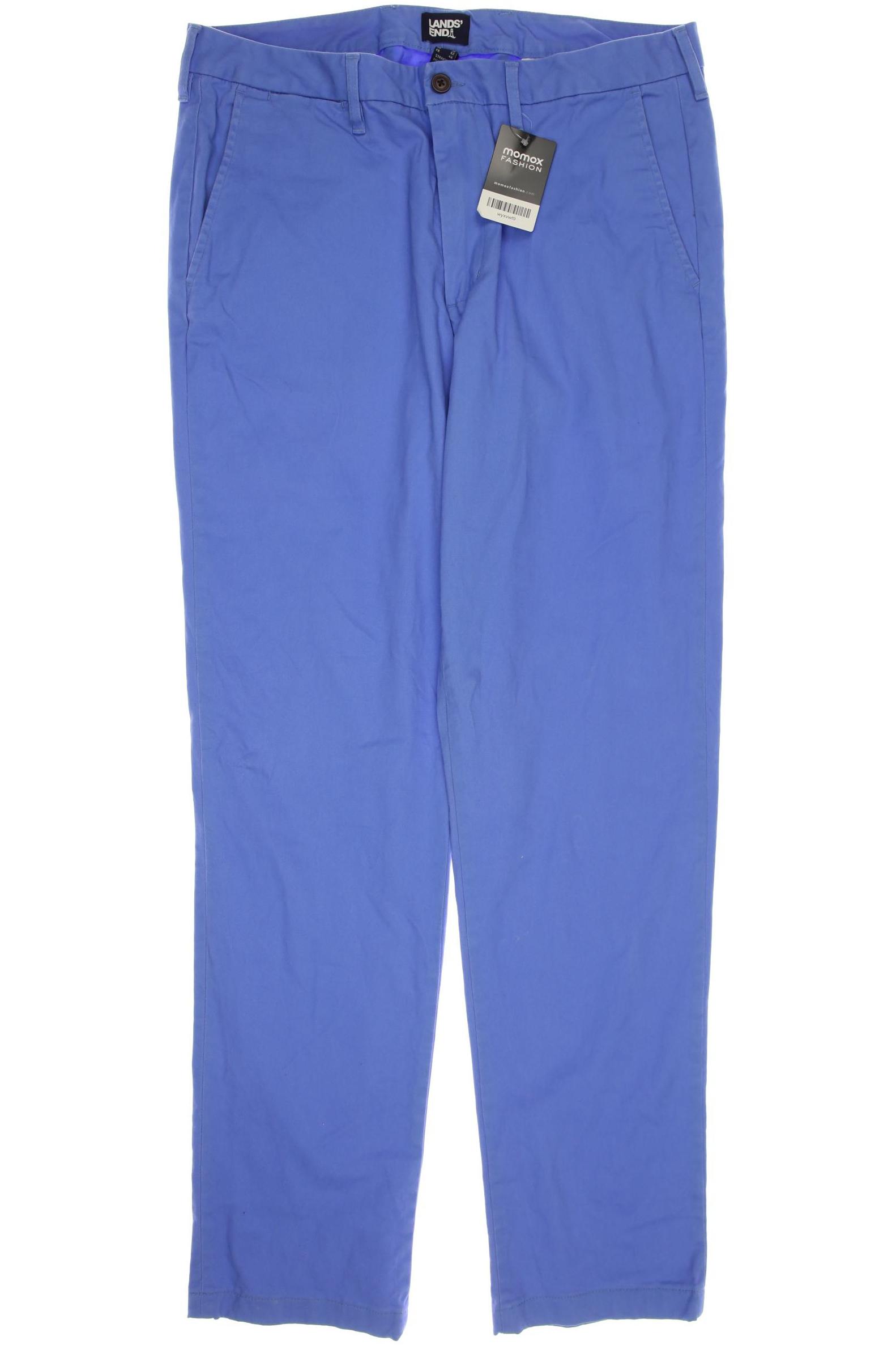 

Lands End Herren Stoffhose, blau, Gr. 52