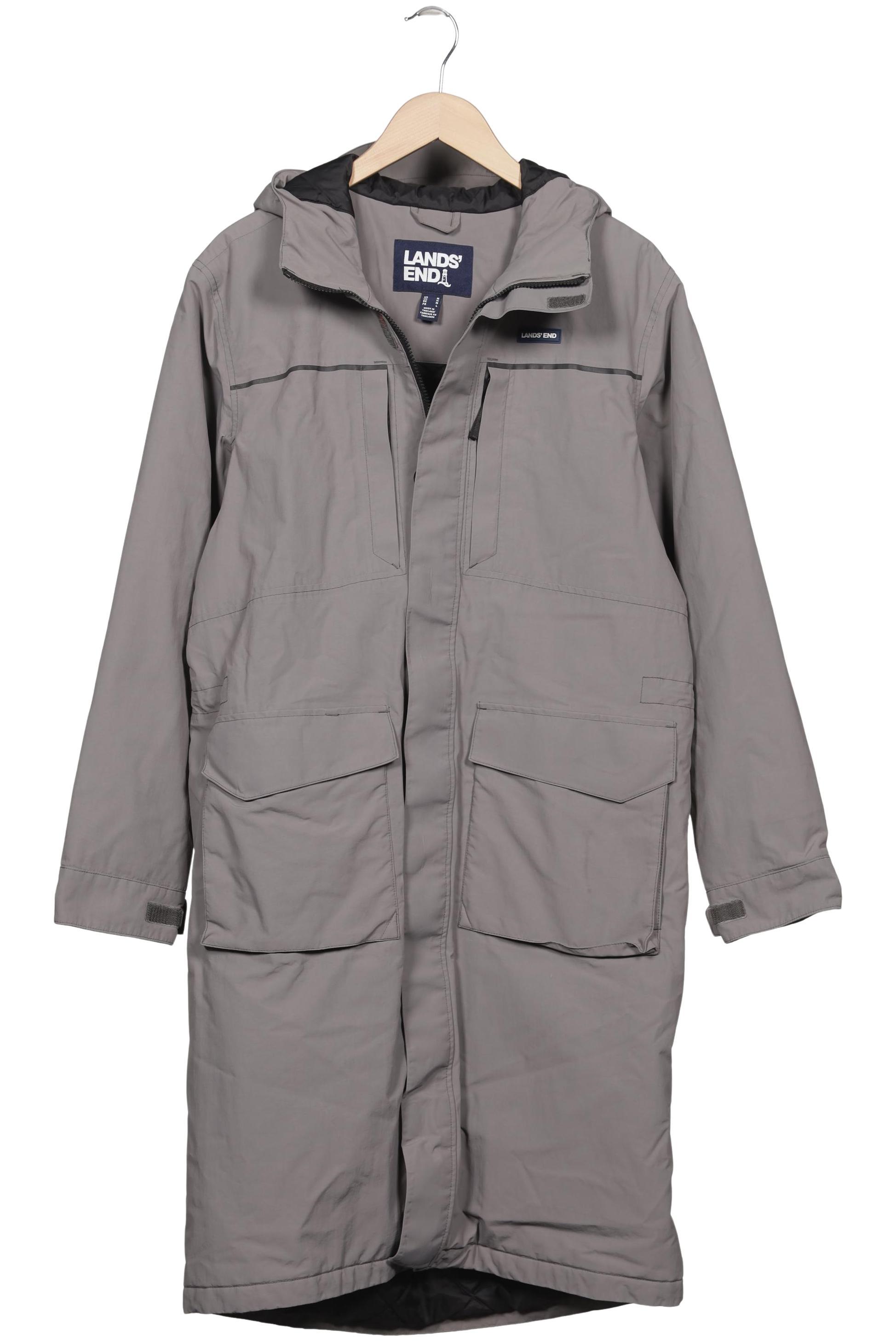 

Lands End Herren Mantel, grau, Gr. 48