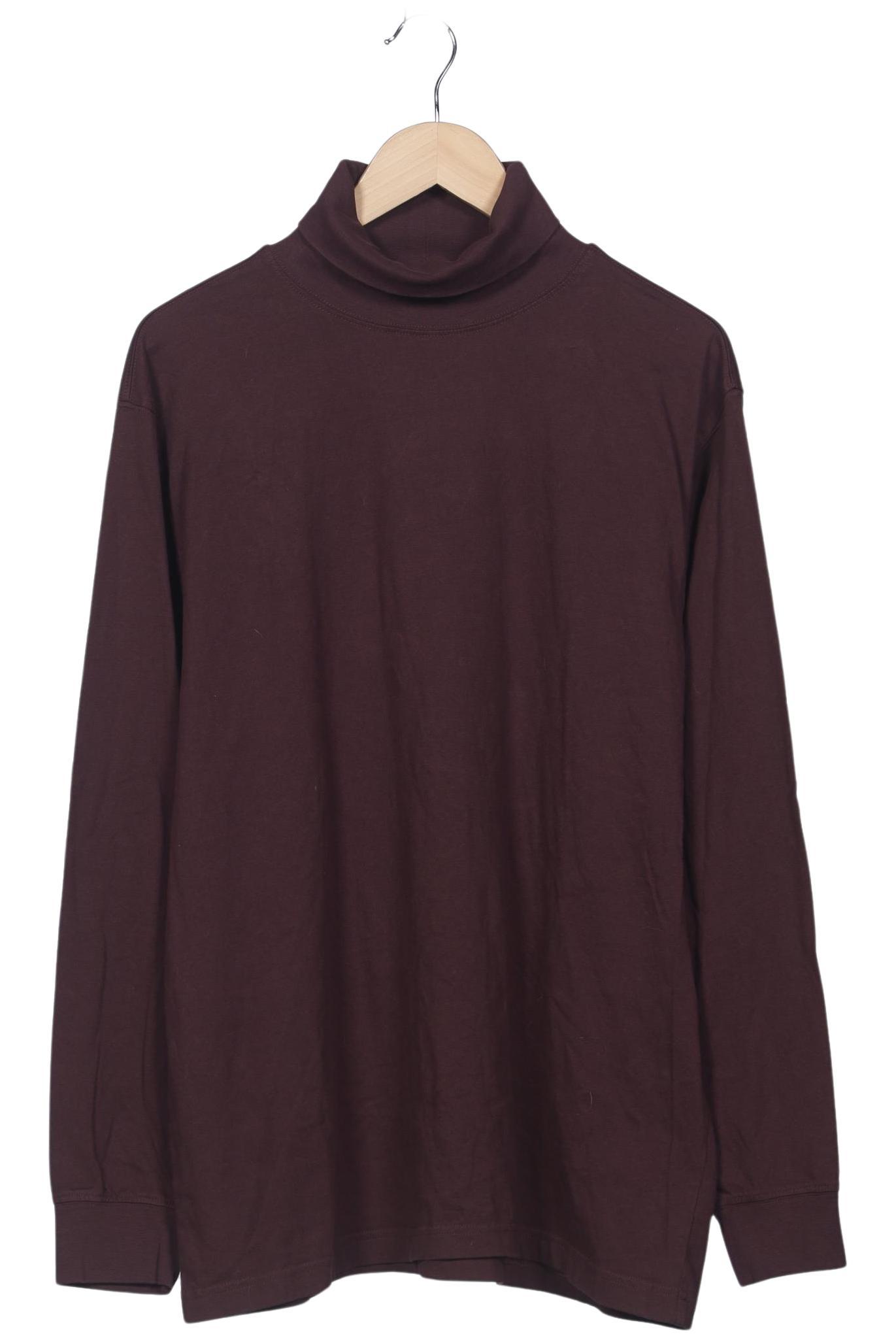 

Lands End Herren Langarmshirt, bordeaux, Gr. 54