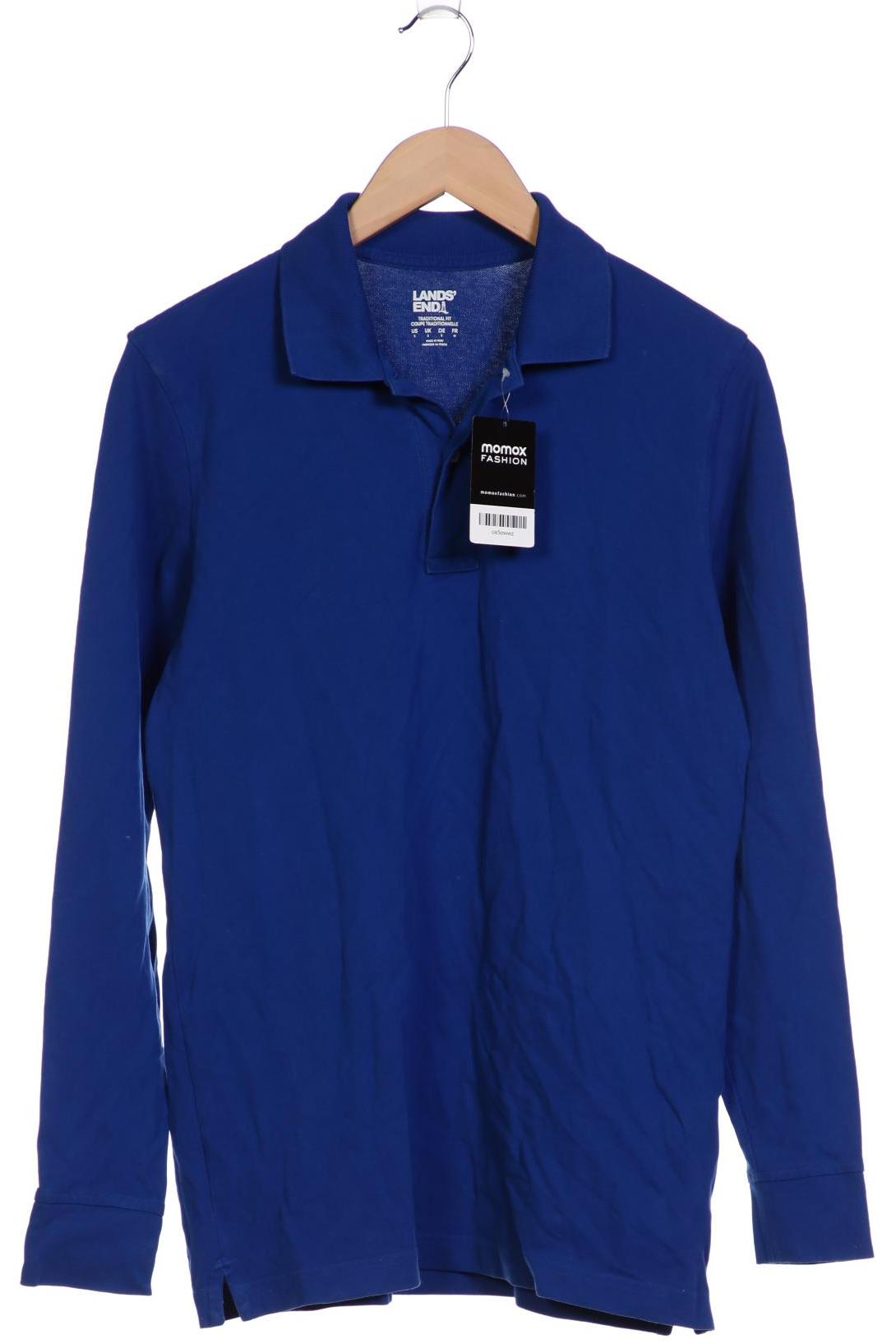 Thumbnail - Lands End Herren Poloshirt, blau, Gr. 46