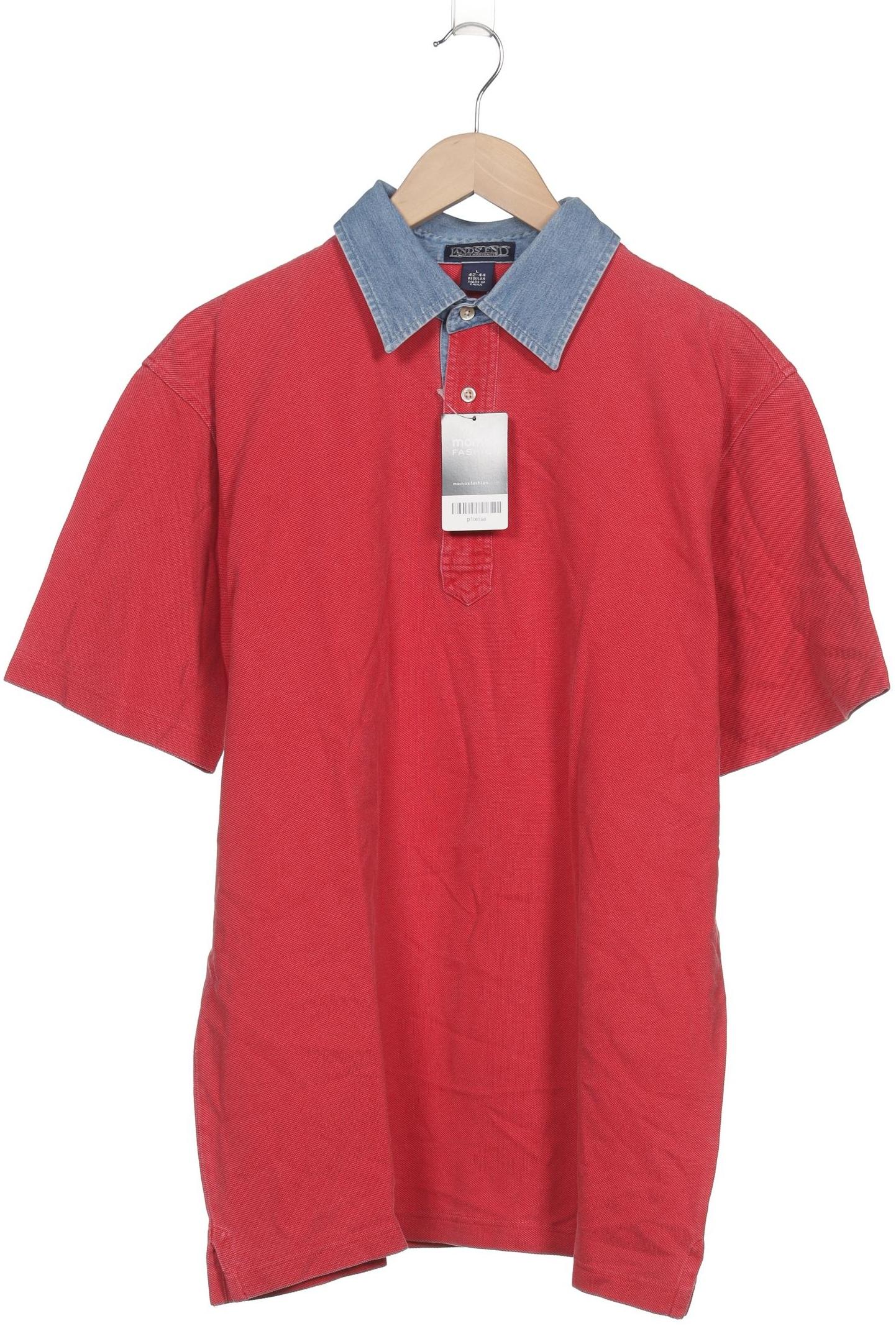 

Lands End Herren Poloshirt, rot, Gr. 52