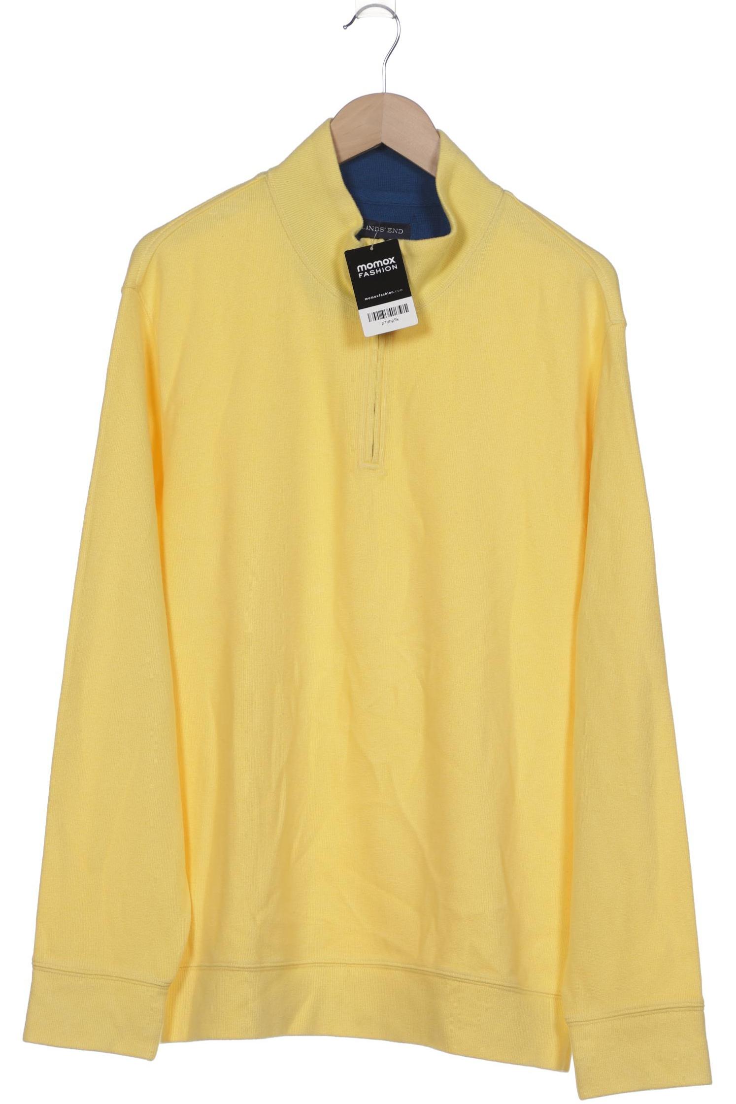 

Lands End Herren Pullover, gelb, Gr. 54