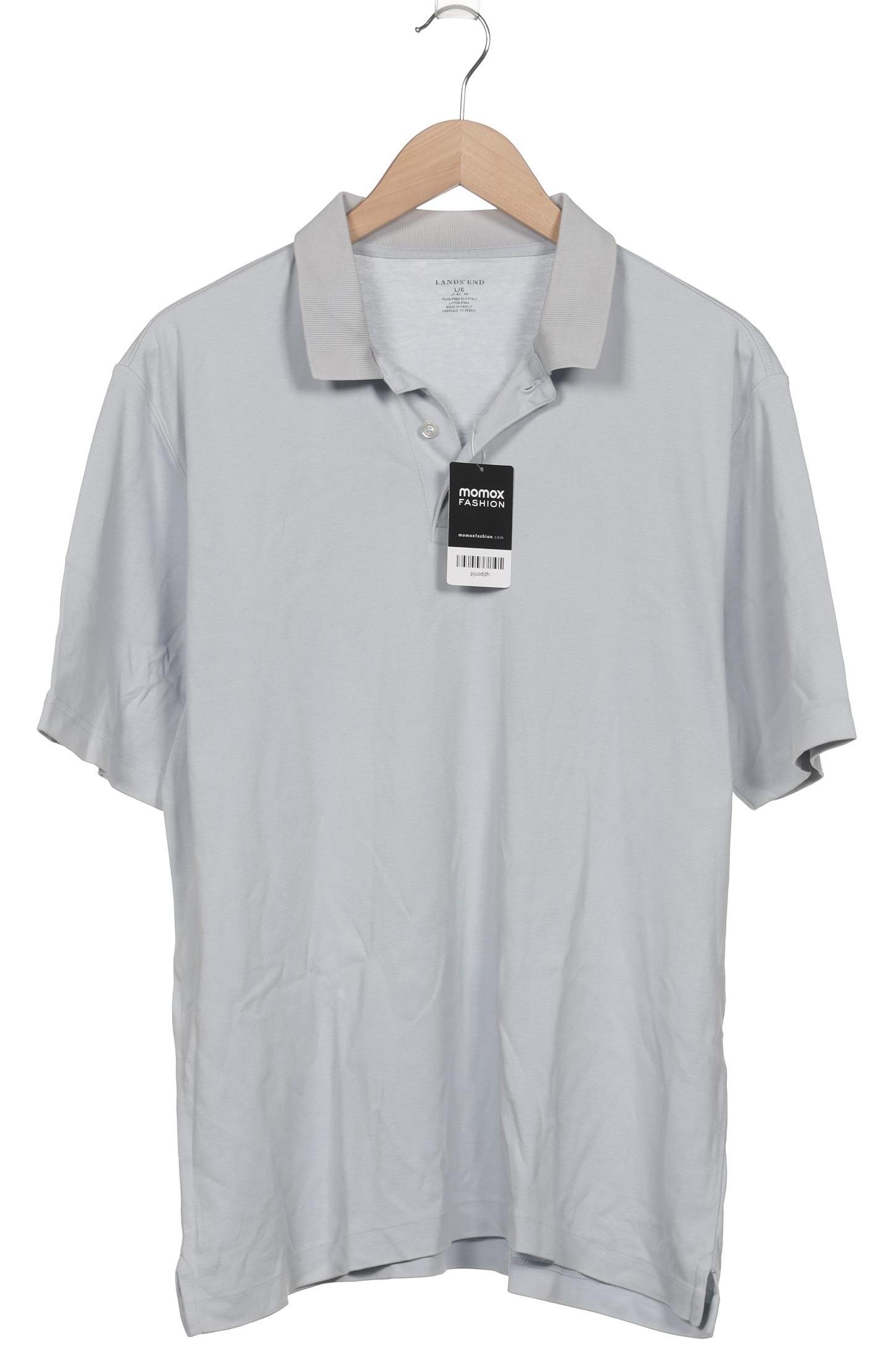 

Lands End Herren Poloshirt, hellblau, Gr. 52