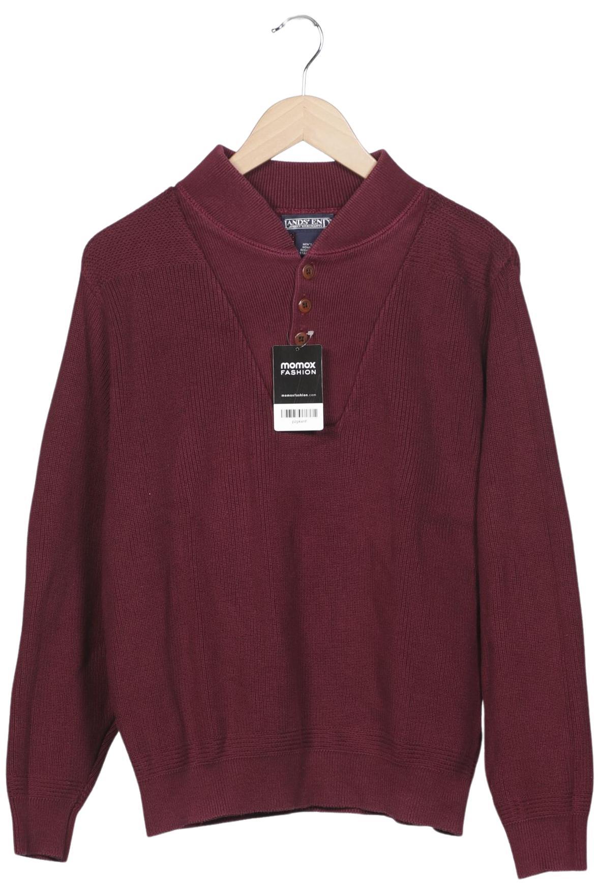 

Lands End Herren Pullover, bordeaux, Gr. 48
