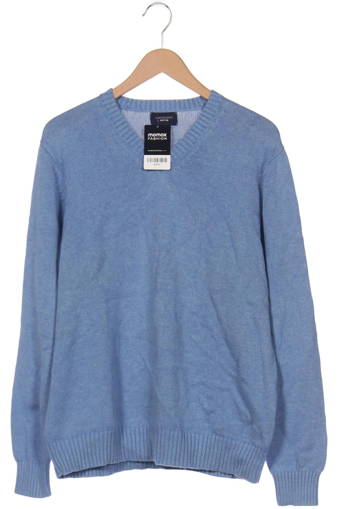 

Lands End Herren Pullover, blau, Gr. 52