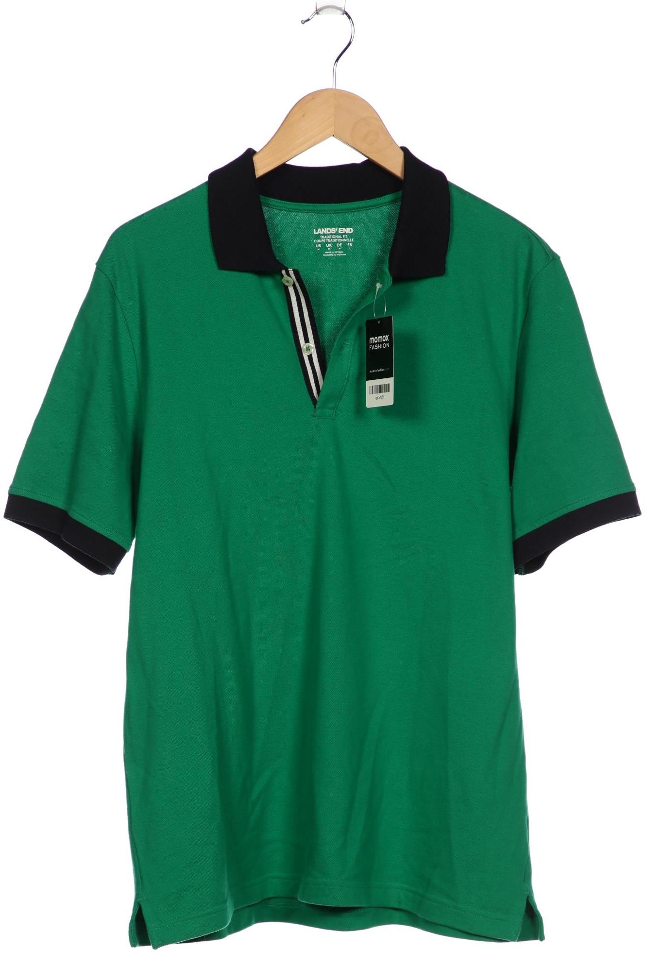 

Lands End Herren Poloshirt, grün, Gr. 48