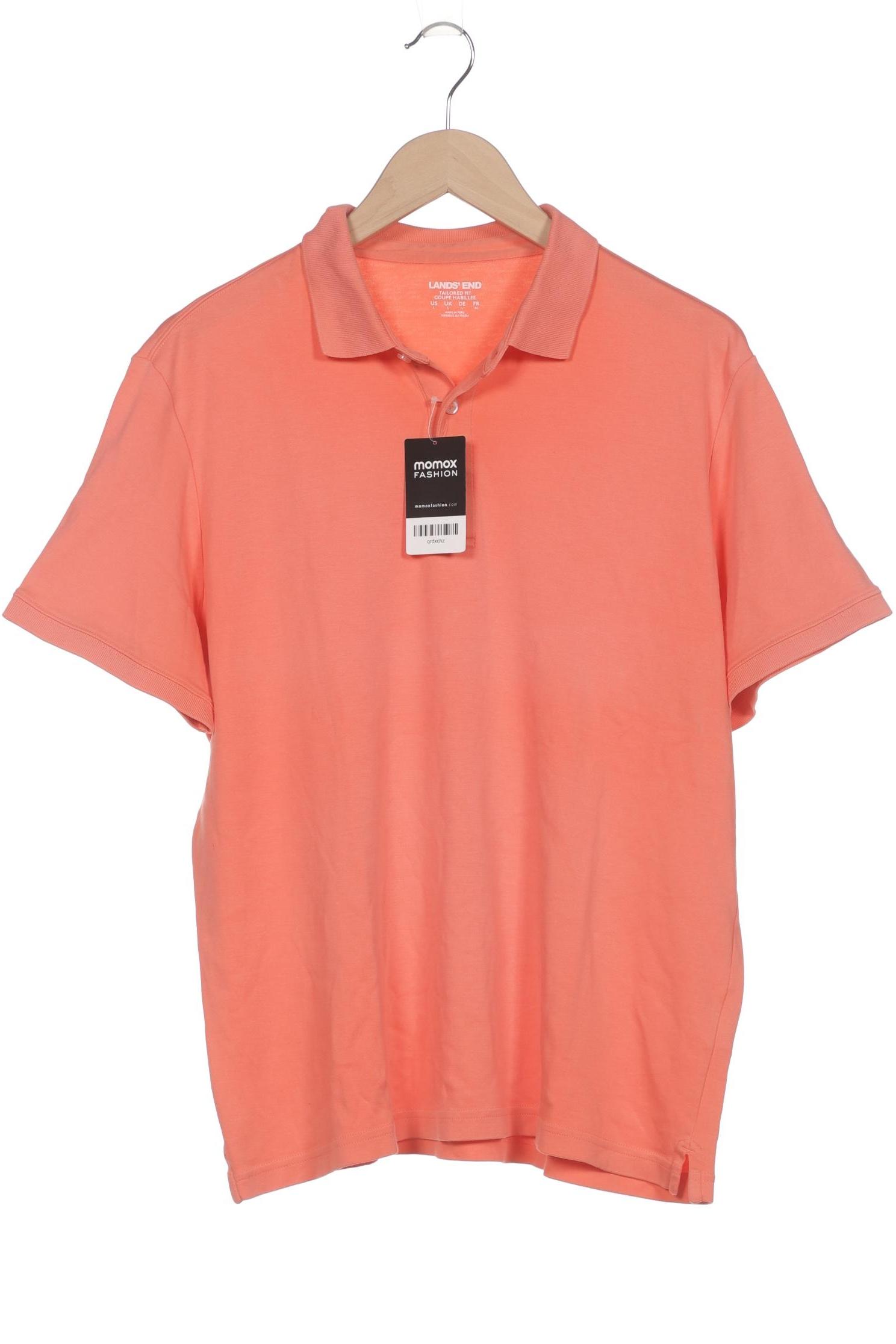 

Lands End Herren Poloshirt, orange, Gr. 52